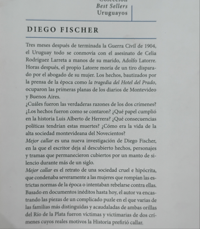 Mejor callar. Escándalo y silencio de los crímenes del Prado - Diego Fischer