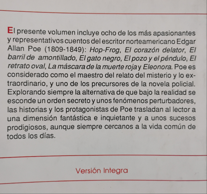 Hop Frog y otros cuentos - Edgar Allan Poe