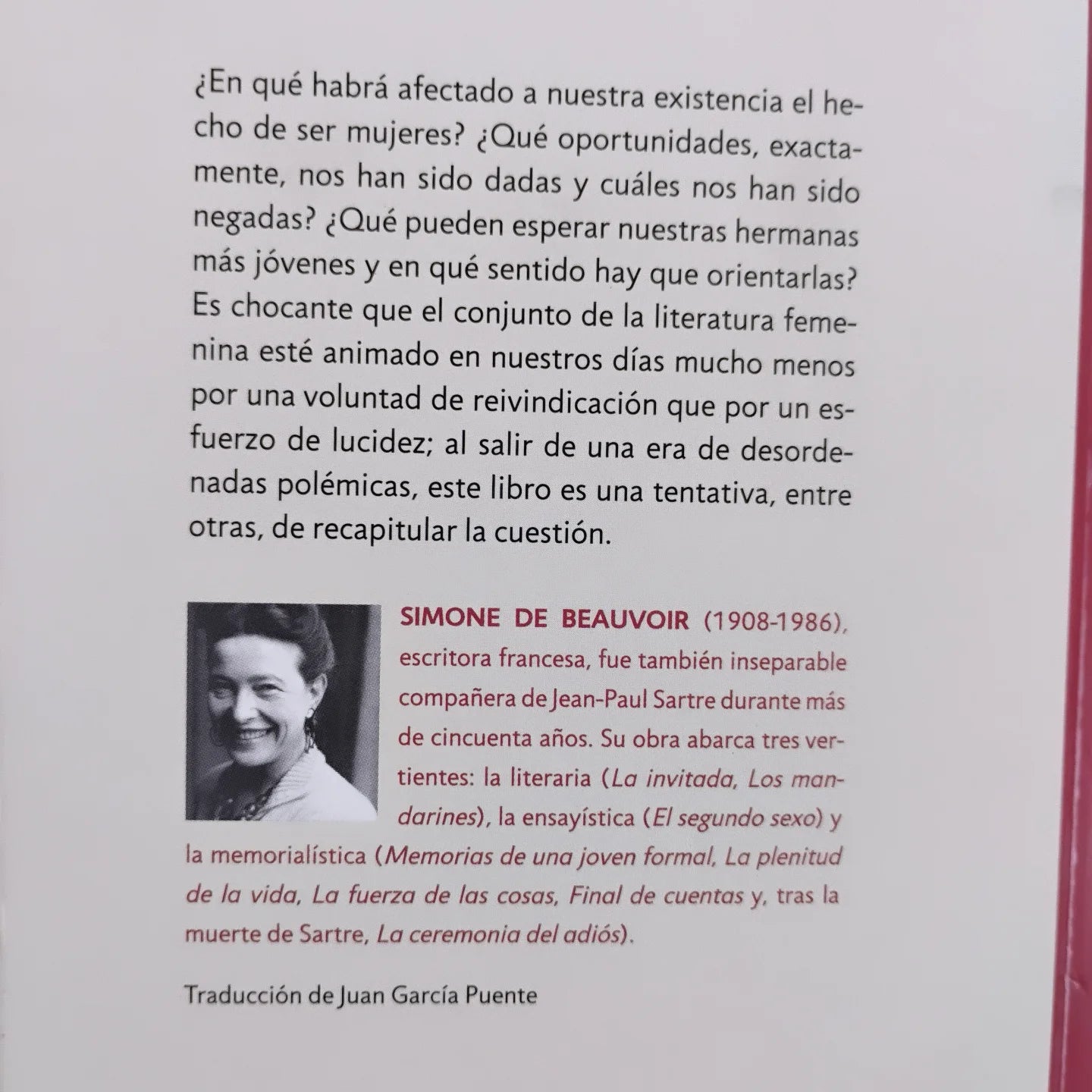 El segundo sexo - Simone de Beauvoir