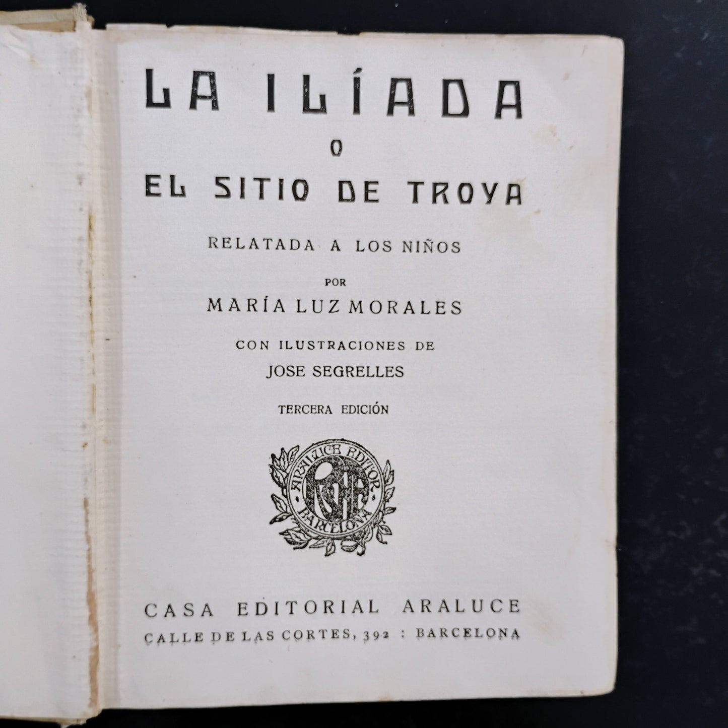 La Ilíada o el Sitio de Troya (relatada a los niños) - Homero