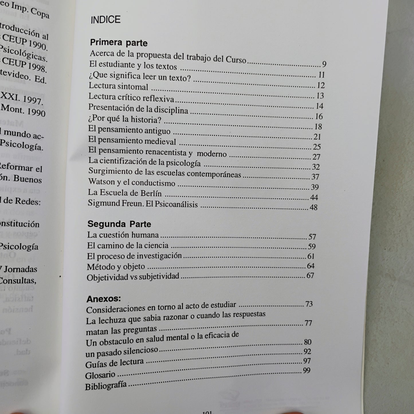 Introducción a las Teorías Psicológicas - Pecci, de la Cuesta