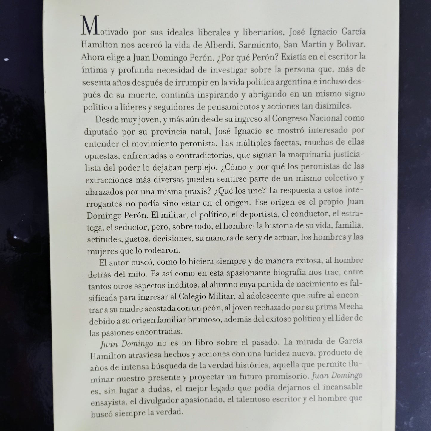 Juan Domingo - José Ignacio García Hamilton
