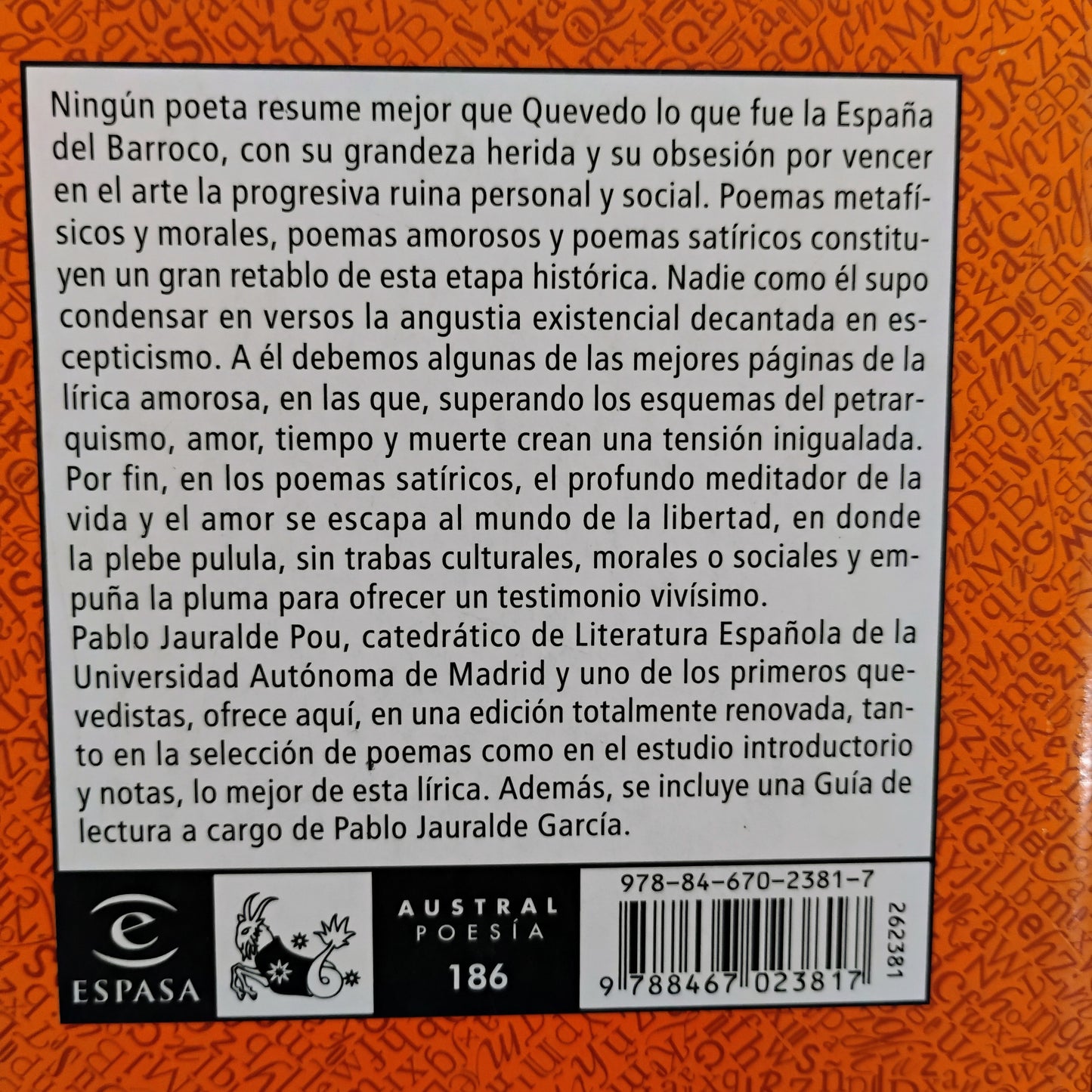 Antología poética - Francisco de Quevedo