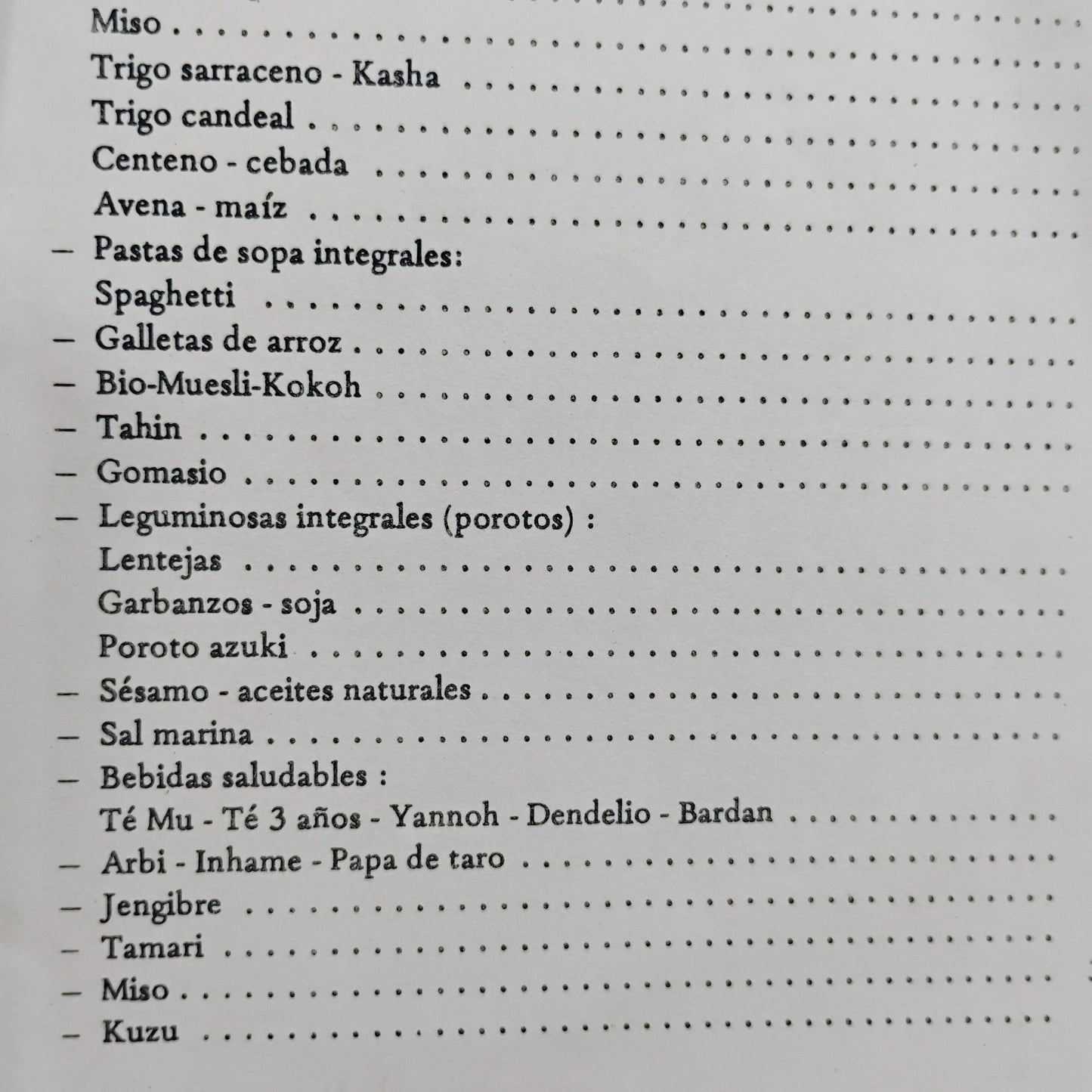 Guía práctica de la Macrobiótica con recetas prácticas