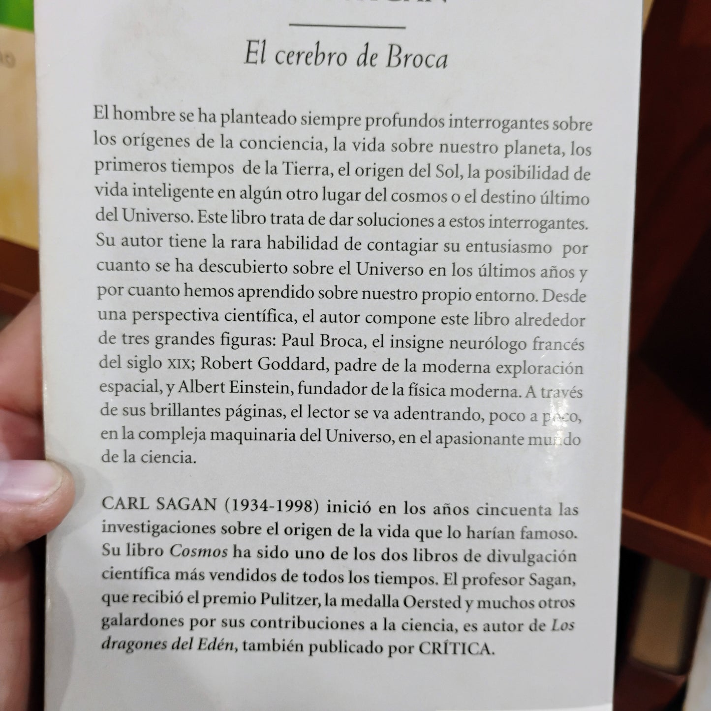 El cerebro de Broca - Carl Sagan