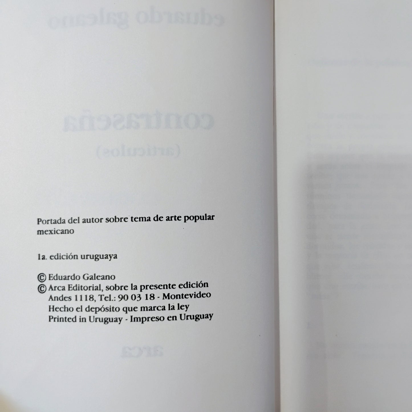 Contraseña (artículos) - Eduardo Galeano