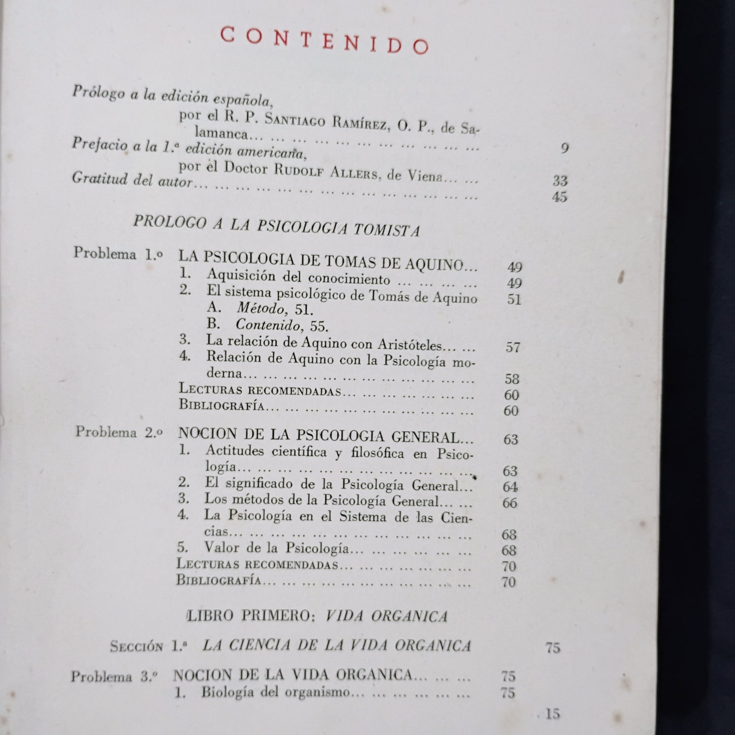 PSICOLOGÍA GENERAL. Una interpretación de la ciencia de la mente, basada en Santo Tomâs de Aquíno - Brennan