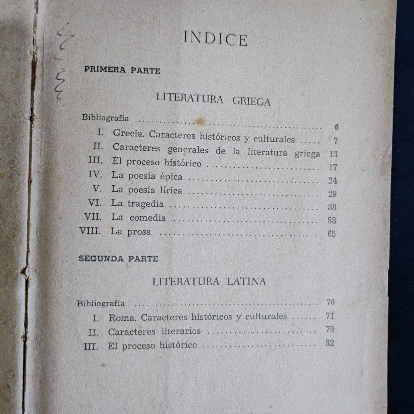 Literatura griega y latina - Hontanar