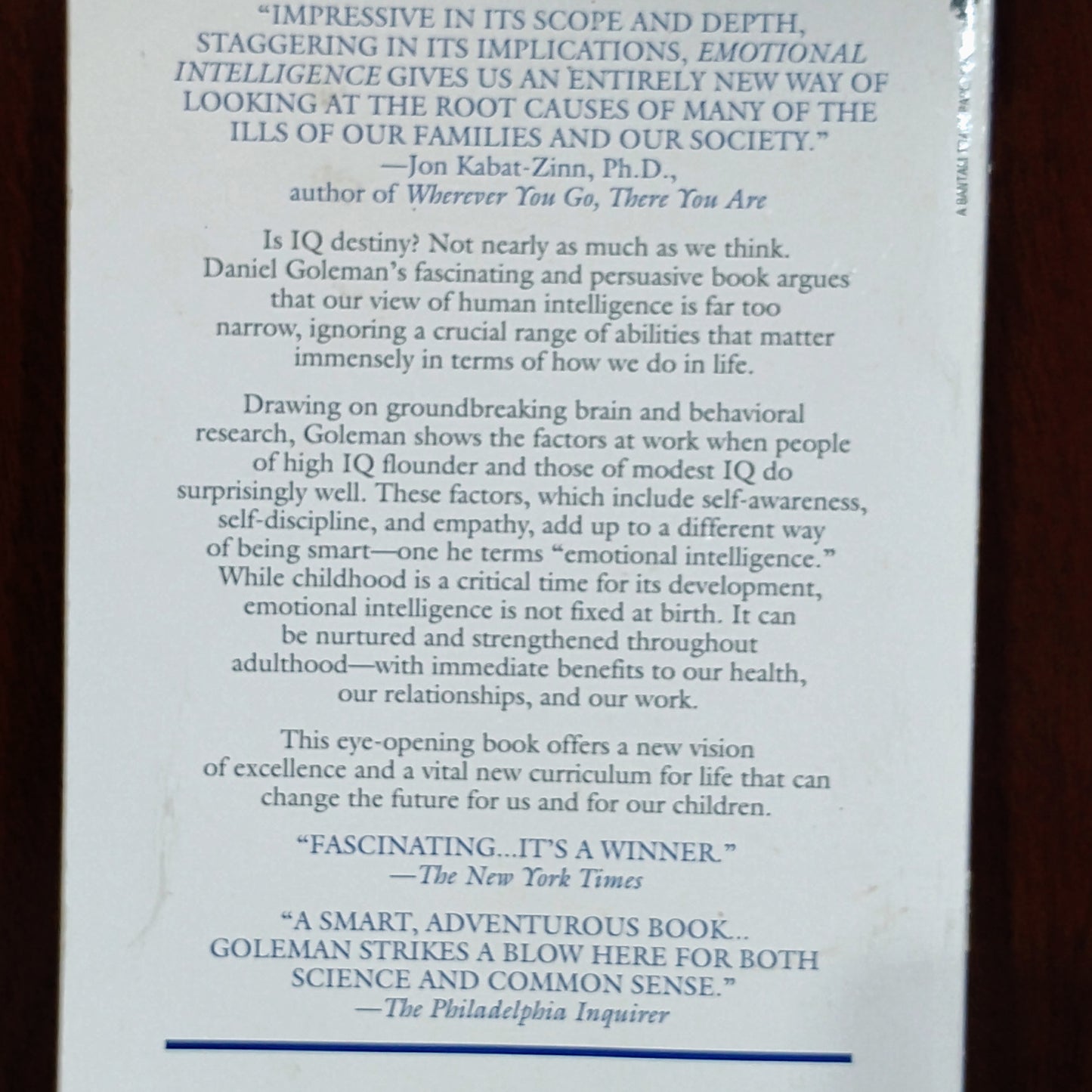 Emotional Intelligence - Daniel Goleman