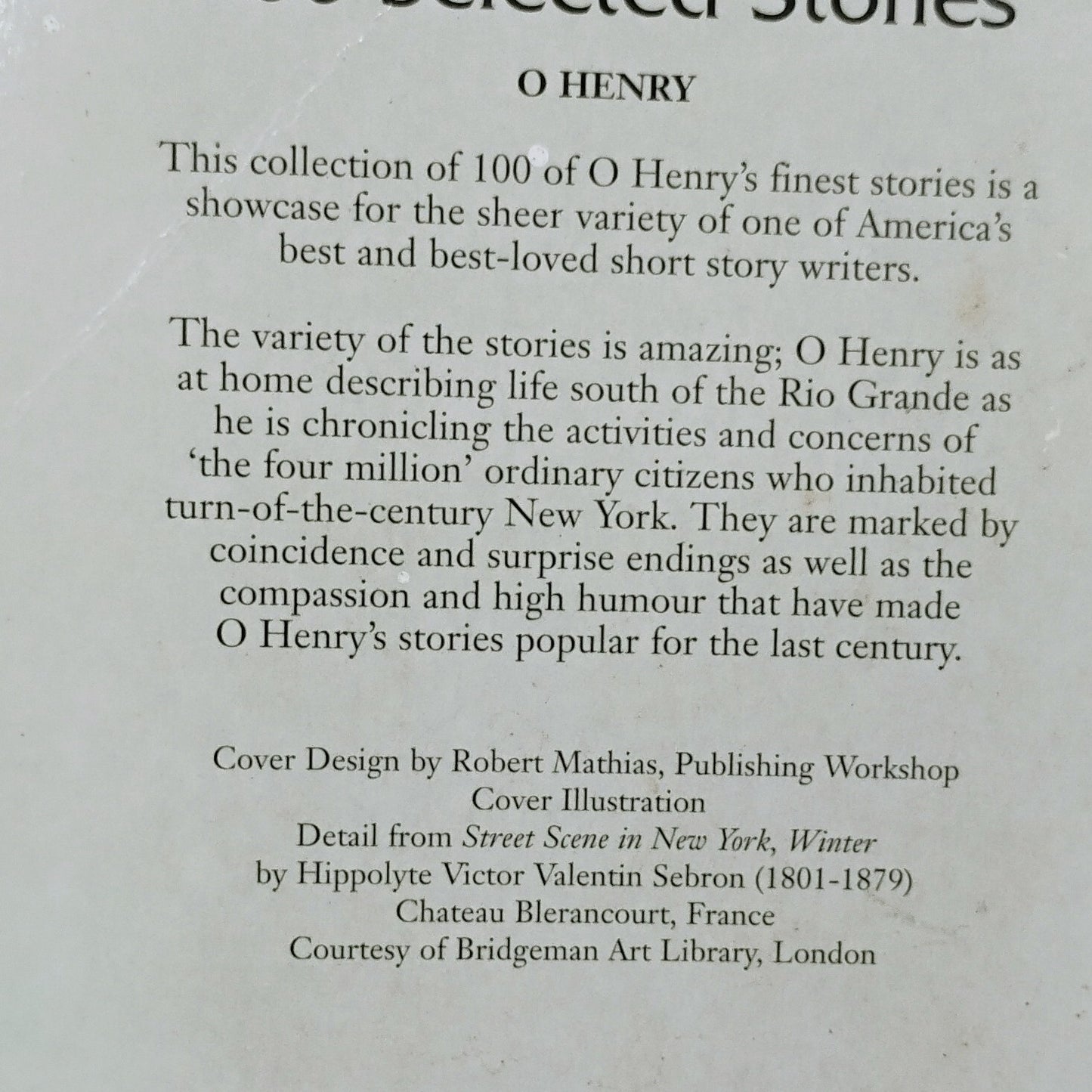 100 selected Stories - O Henry