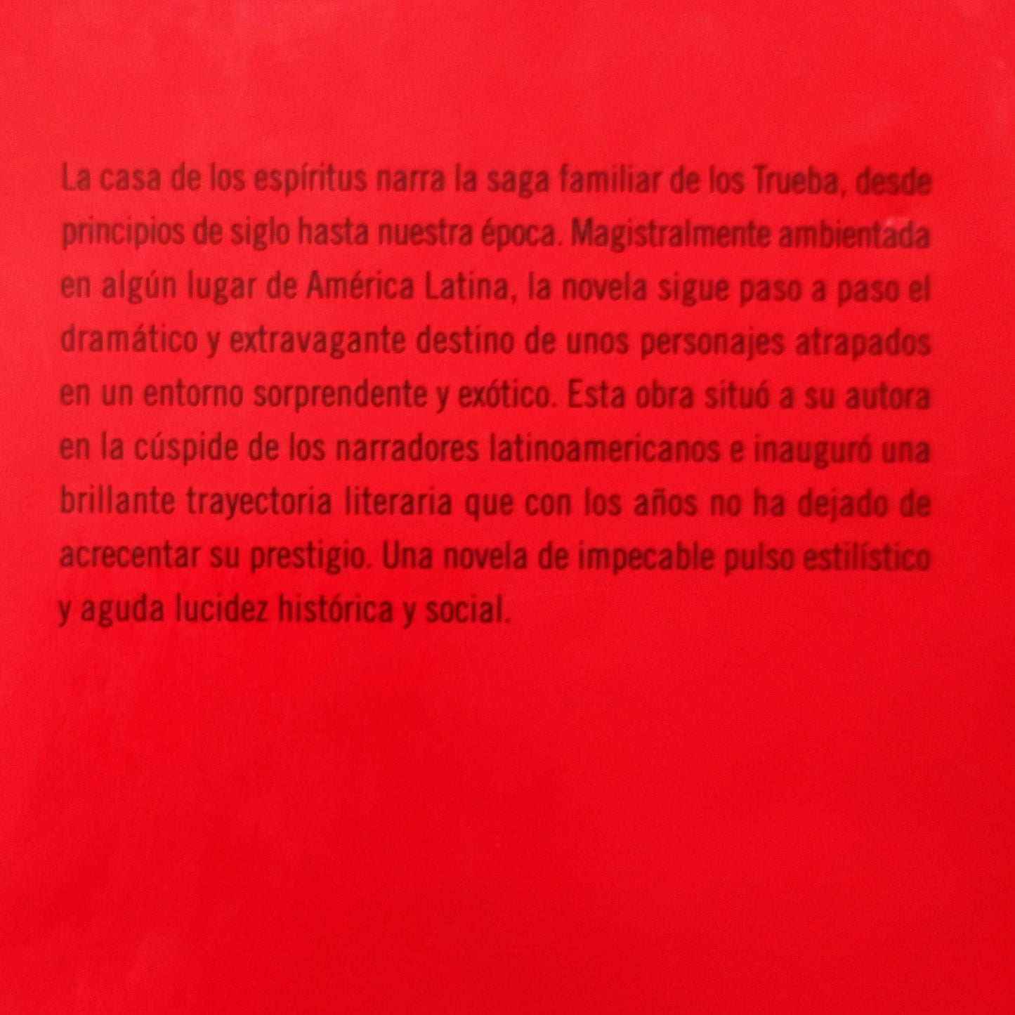 La casa de los espíritus - Isabel Allende