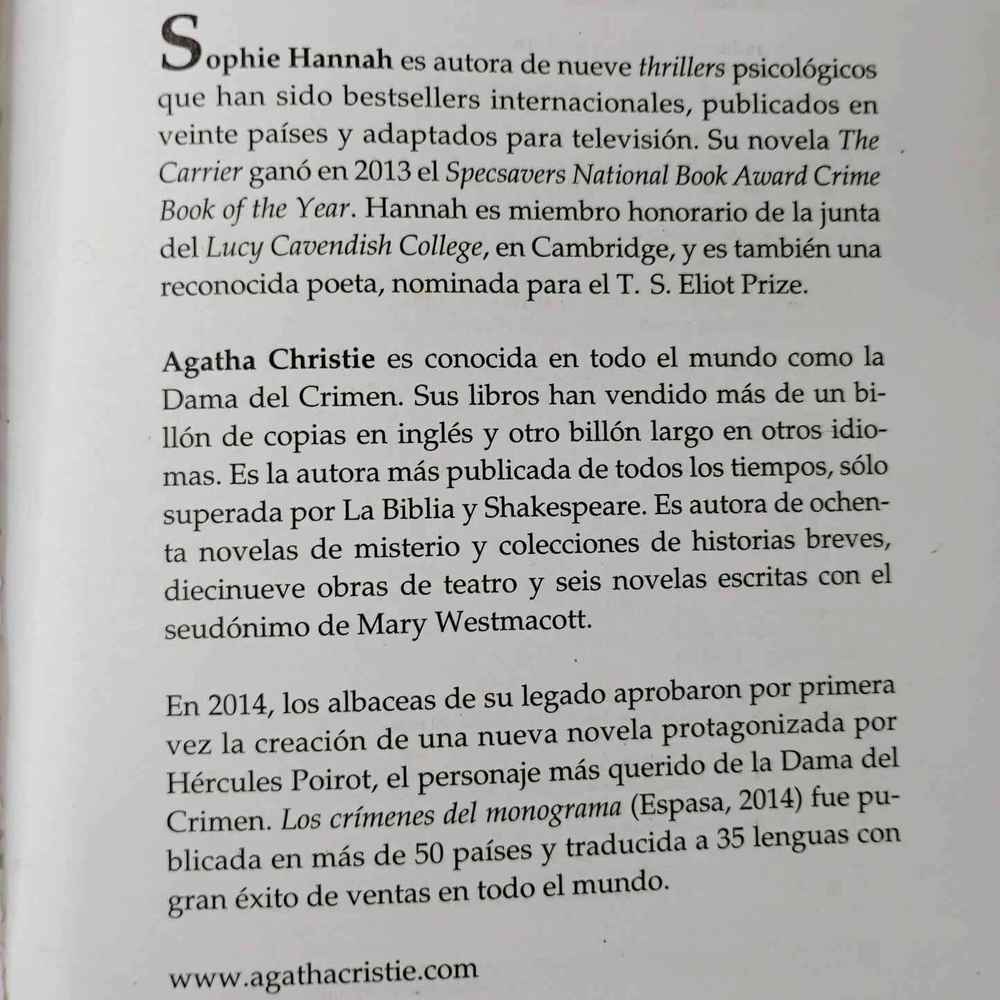 Ataúd cerrado - Sophie Hanna / Agatha Christie