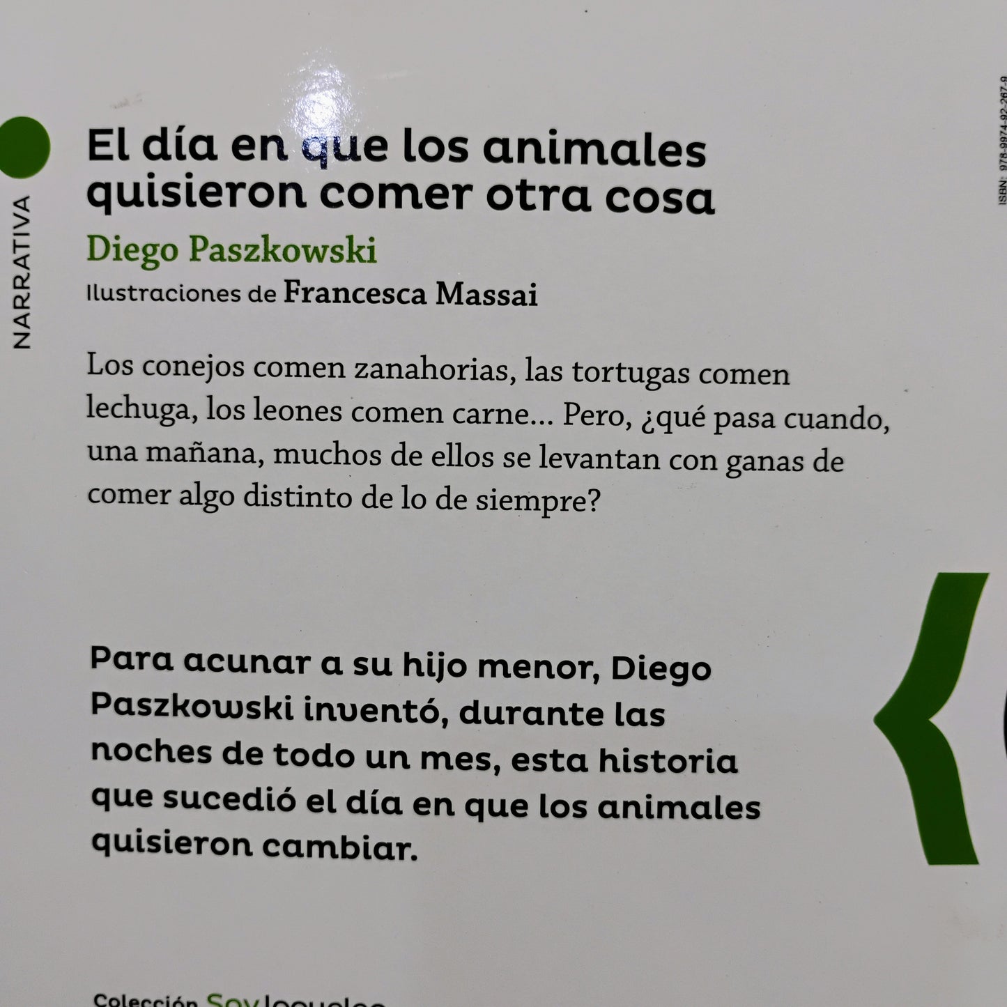 El día en que los animales quisieron comer otra cosa - Daniel Paszkowski