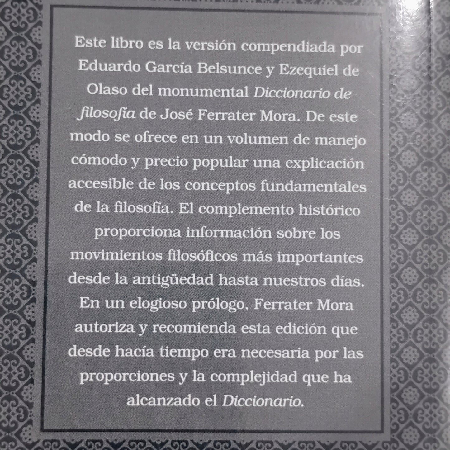 Diccionario de Filosofía abreviado - José Ferrater Mora