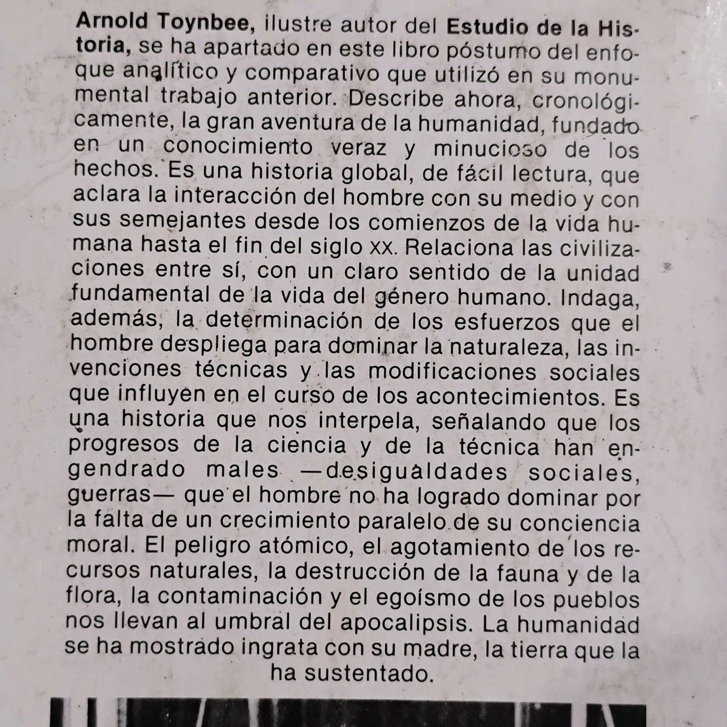 La gran aventura de LA HUMANIDAD - Arnold Toynbee