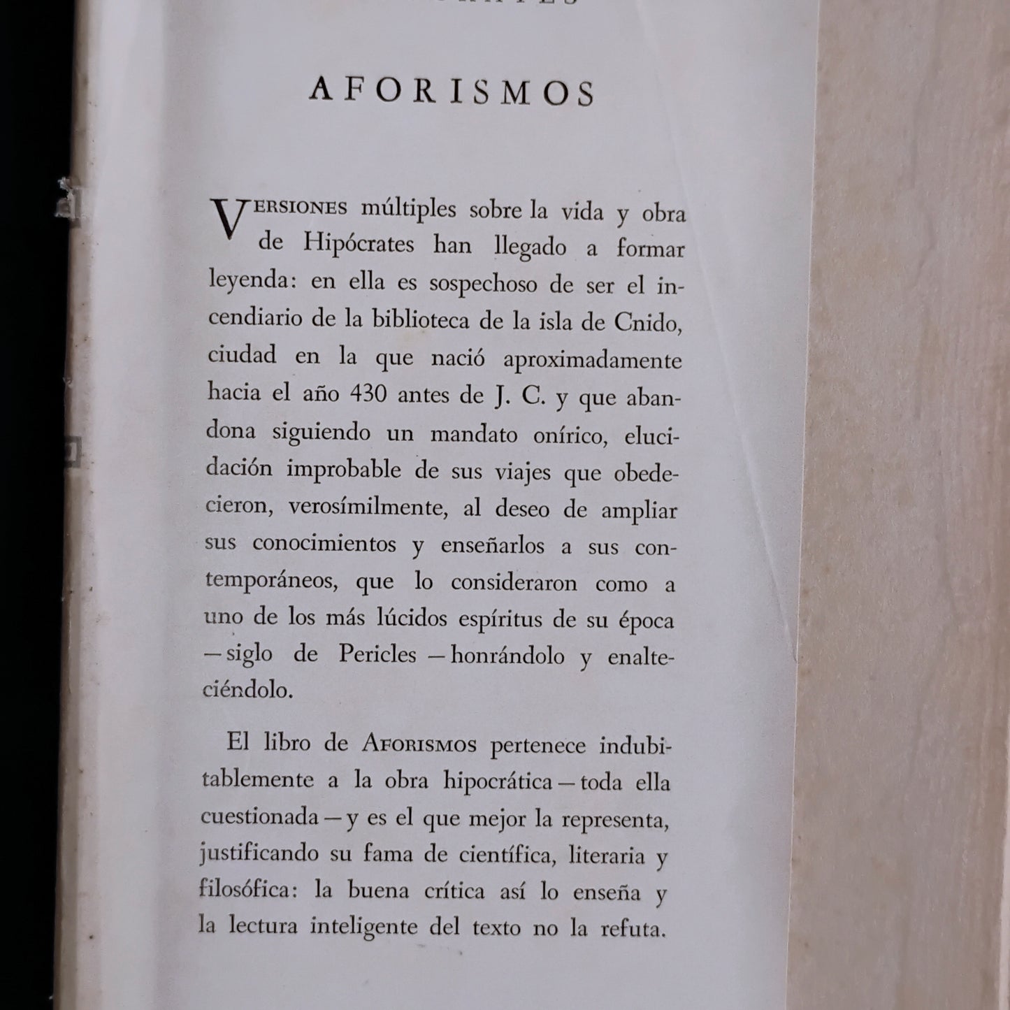 Aforismos - Hipocrates