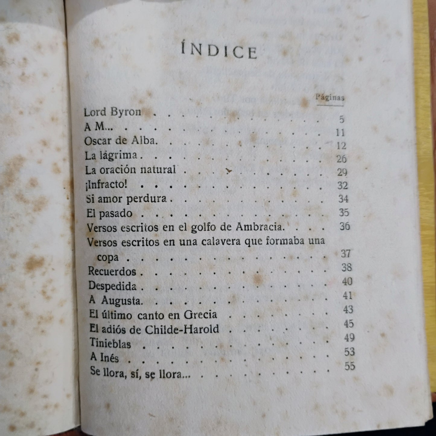 Las mejores poesías de LORD BYRON