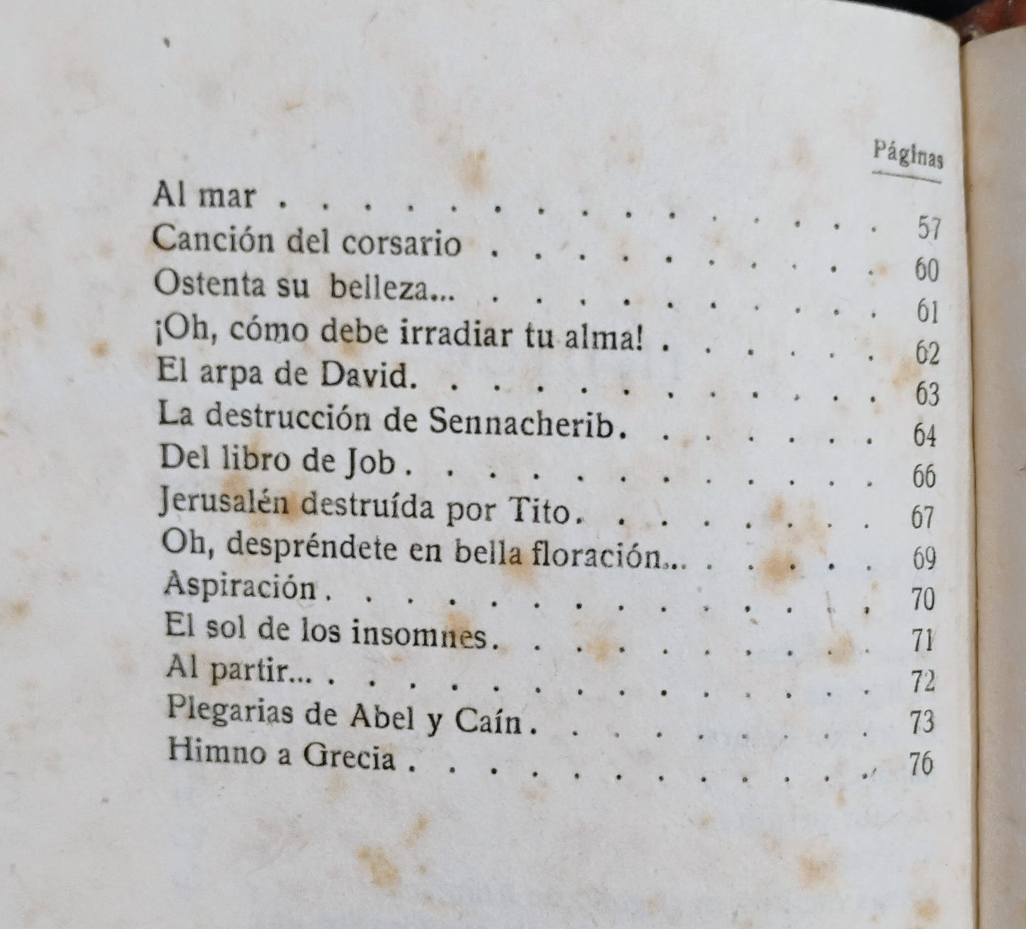 Las mejores poesías de LORD BYRON