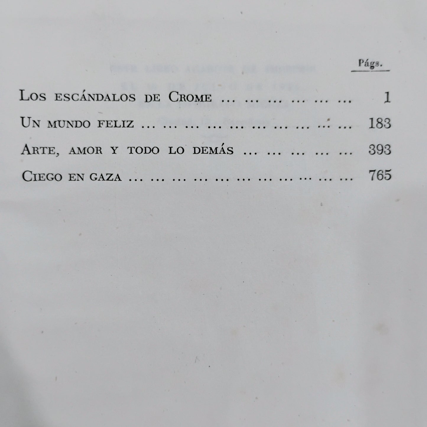 Obras completas (1) de Aldous Huxley