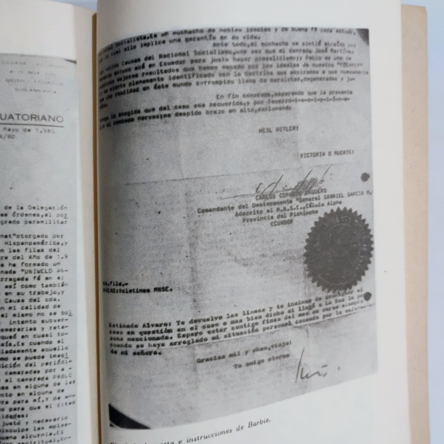 Klaus Barbie en Bolivia. Criminal hasta el final.- Gustavo A. Sánchez Salazar/Elisabeth Reimann