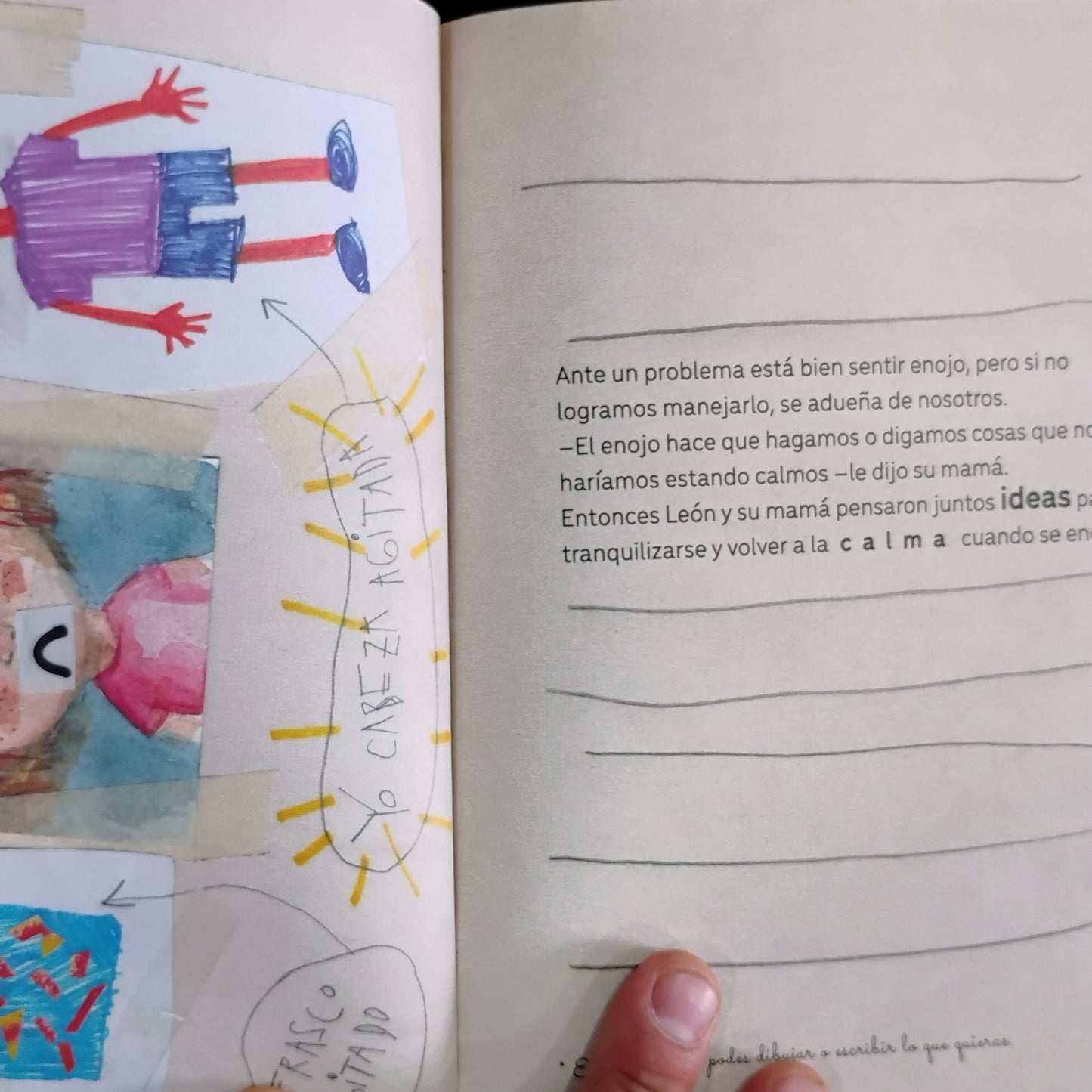 La calma de León - Victoria Conte. ilustraciones de Polly Boyle.