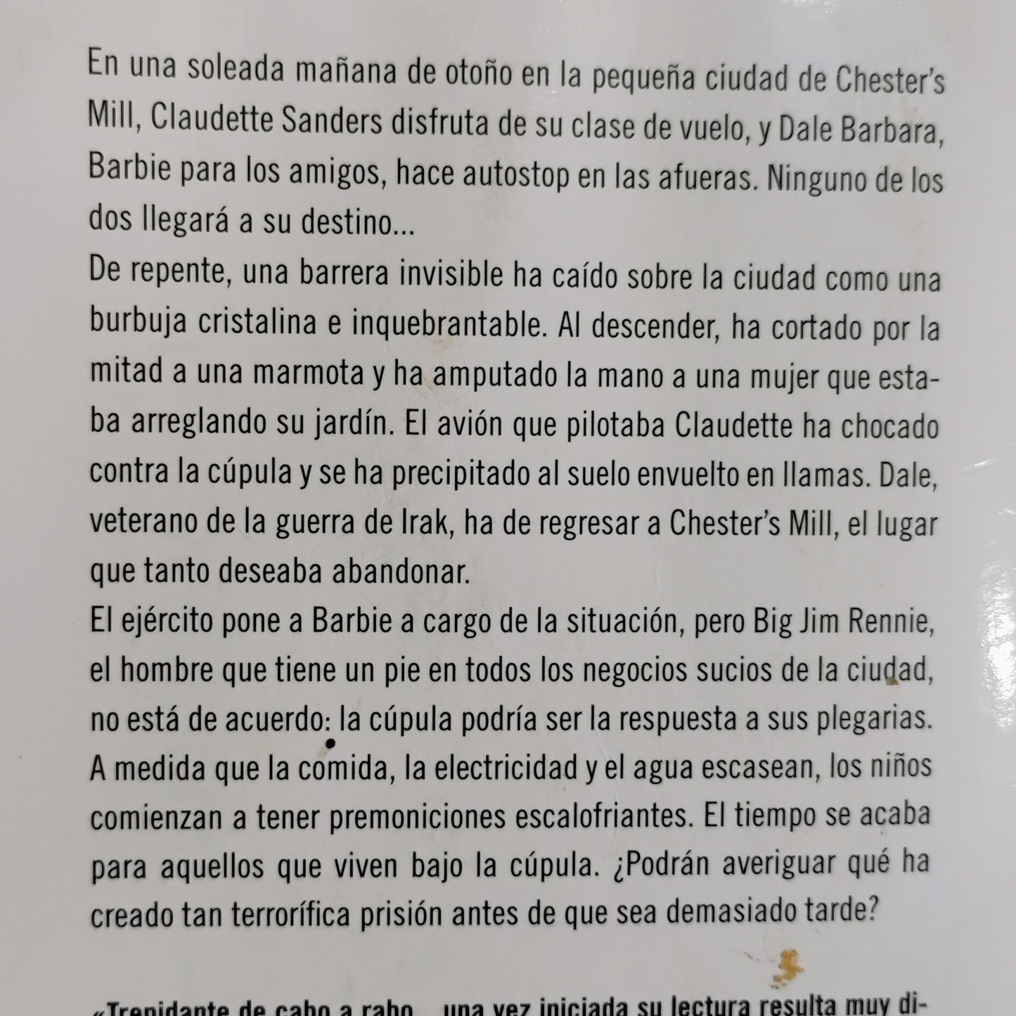 La cúpula - Stephen King