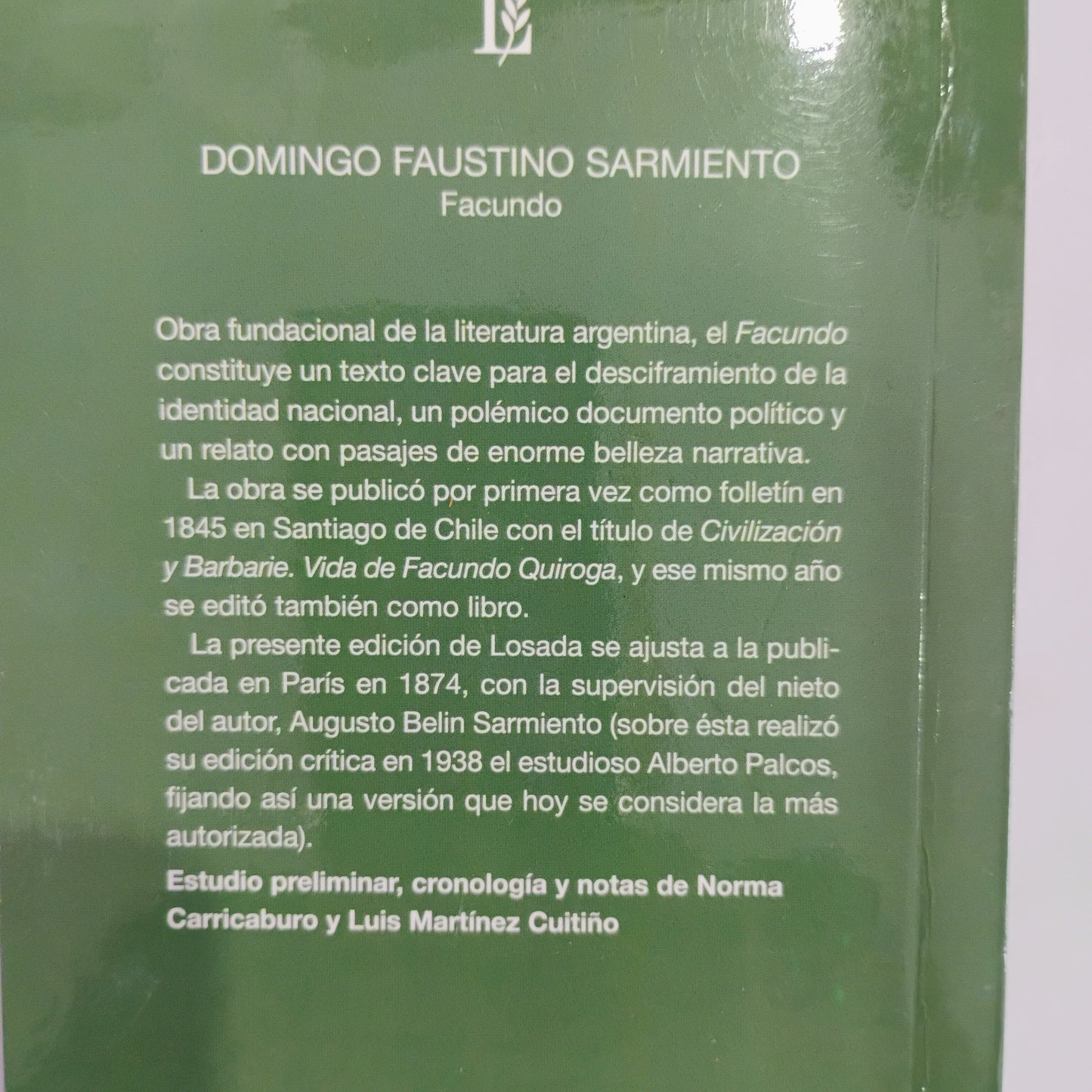 Facundo - Domingo Faustino Sarmiento