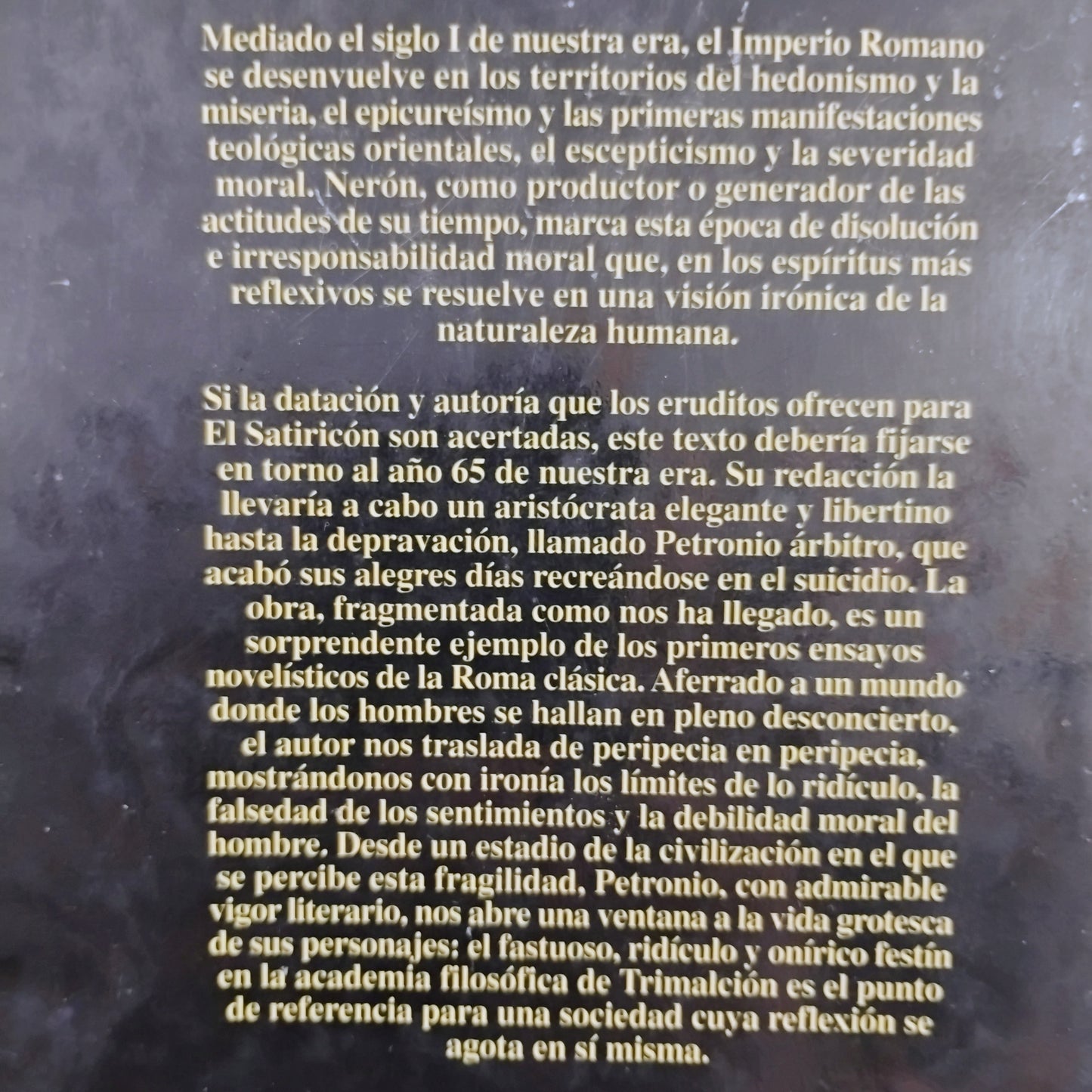 El Satiricón - Petronio