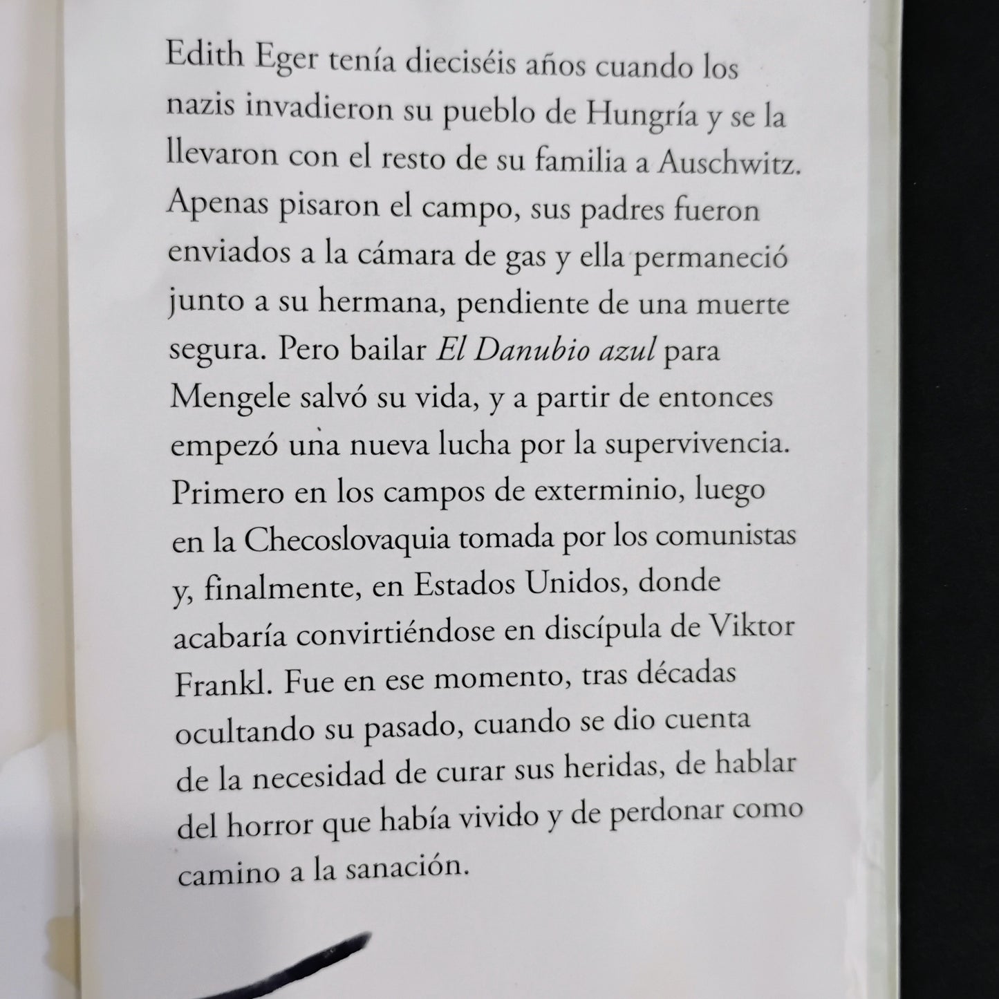 La Bailarina de Auschwitz - Edith Eger