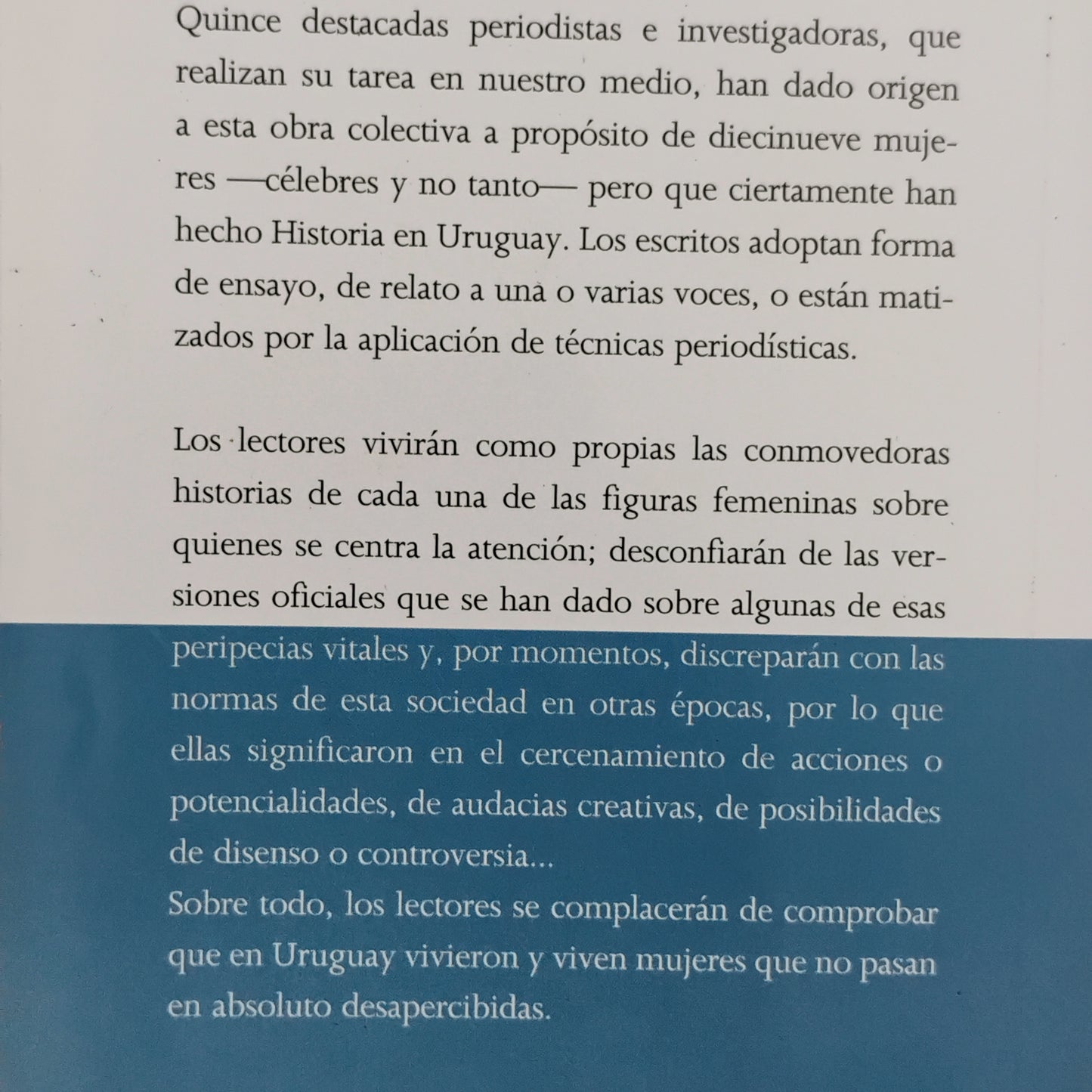 Mujeres uruguayas el lado femenino de nuestra historia