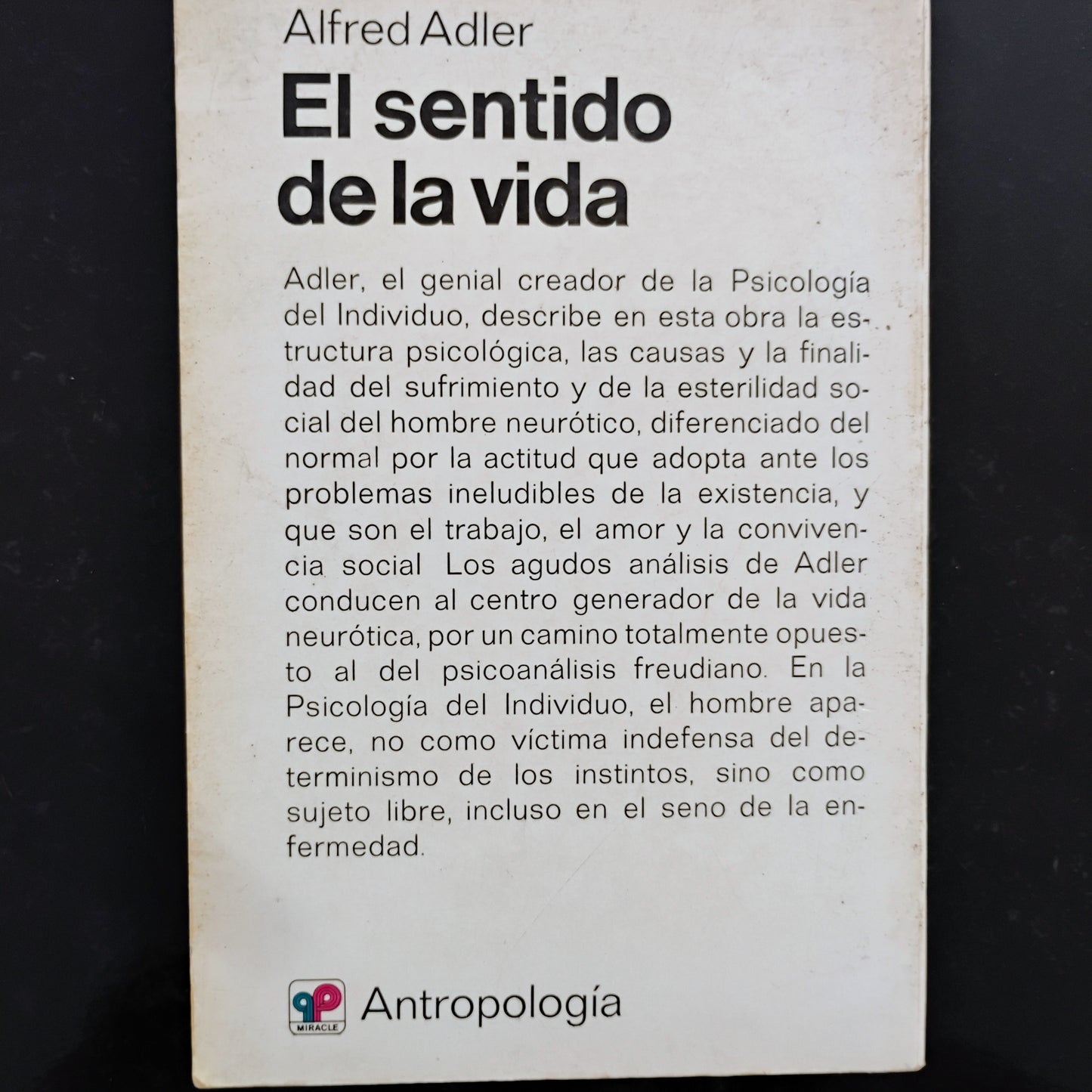 El sentido de la vida - Alfredo Adler
