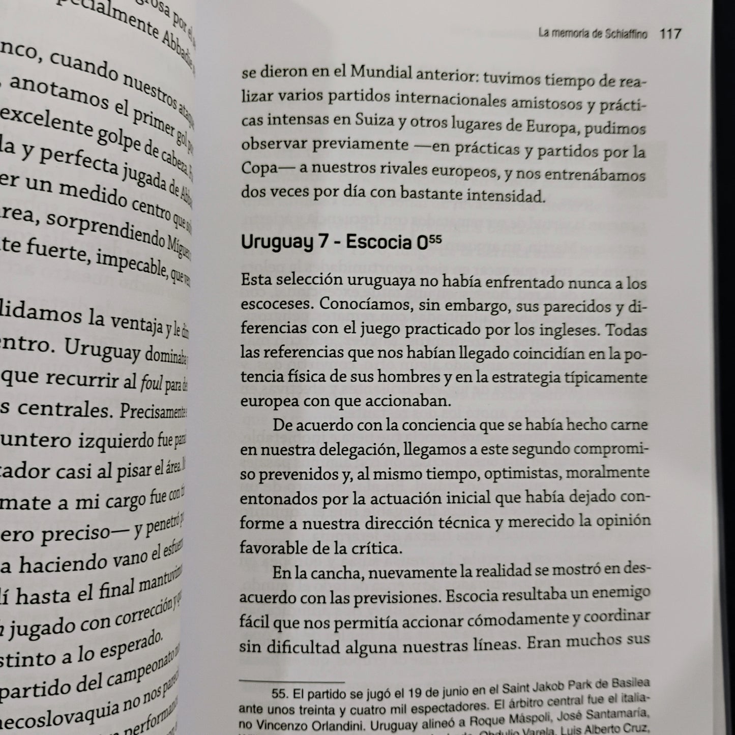La memoria de Schiaffino - Eduardo Rivas
