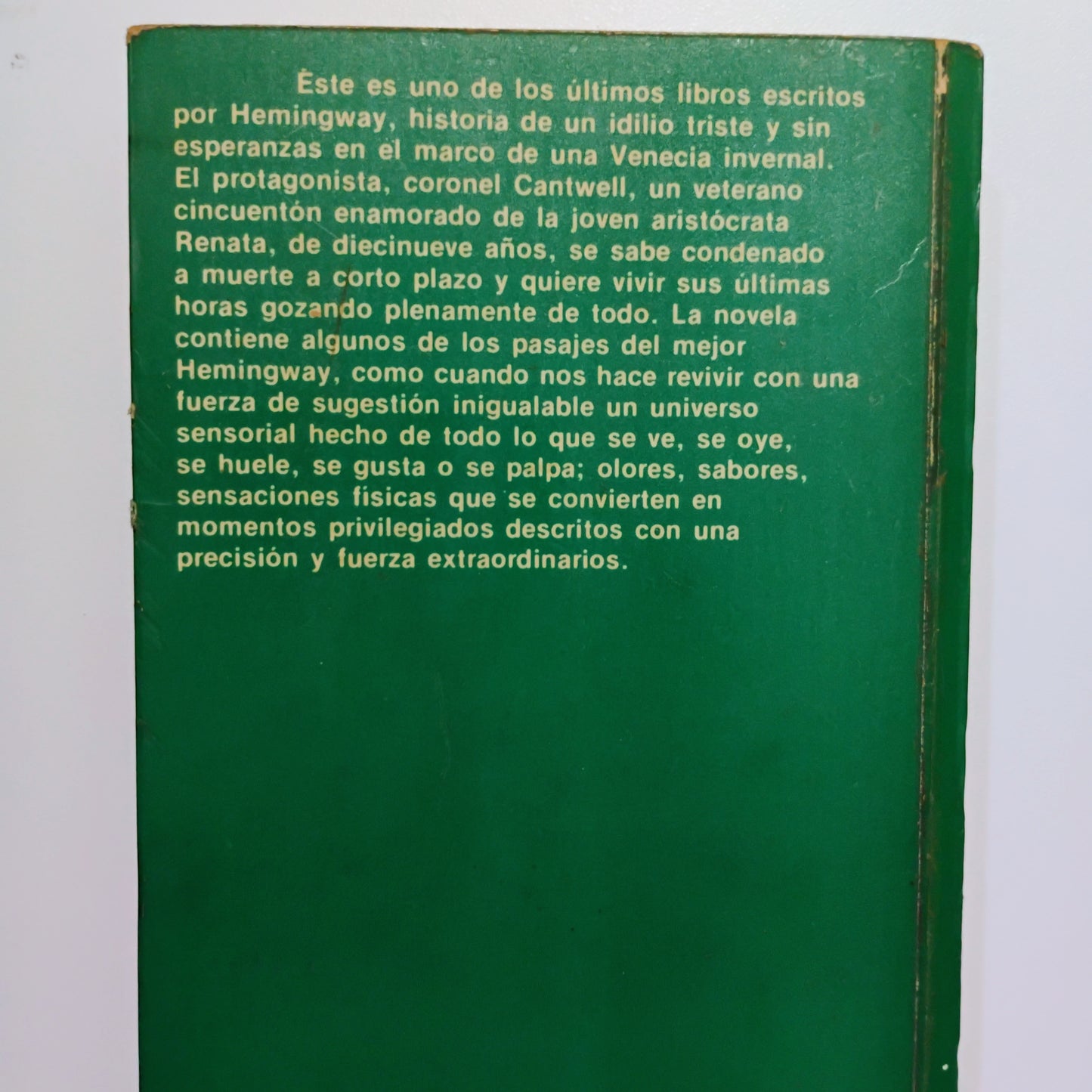 Al otro lado del río y entre los árboles - Ernest Hemingway