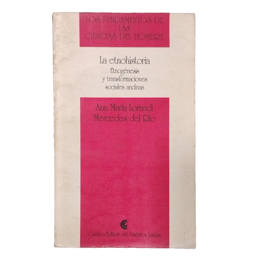 La etnohistoria. Etnogénesis y transformaciones sociales andinas - Ana María Leonardi, Mercedes del Río