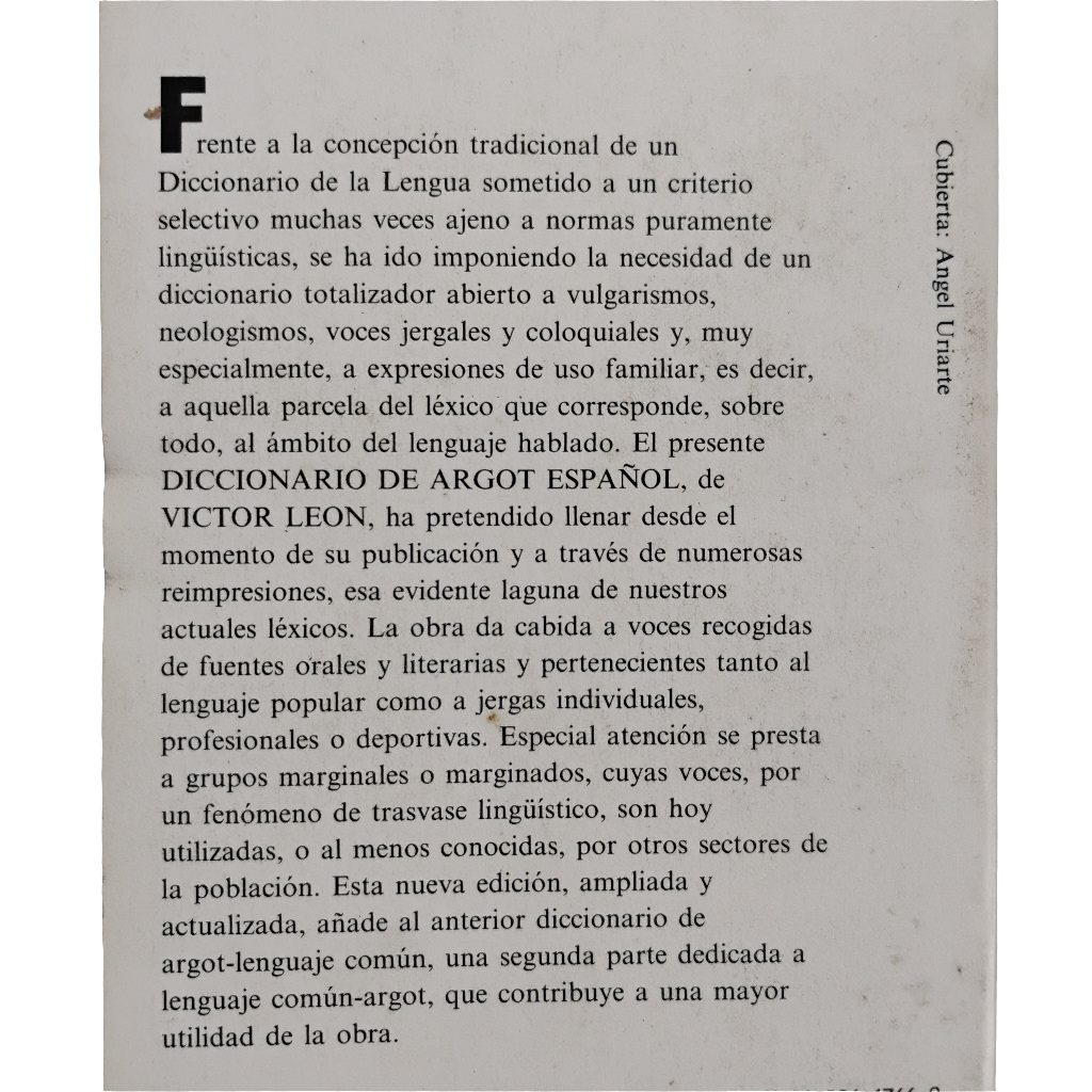Diccionario de argot español (nueva edición ampliada) - Victor León