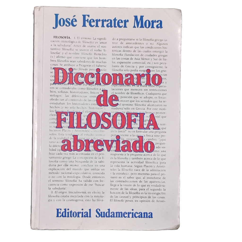 Diccionario de Filosofía abreviado José Ferrater Mora