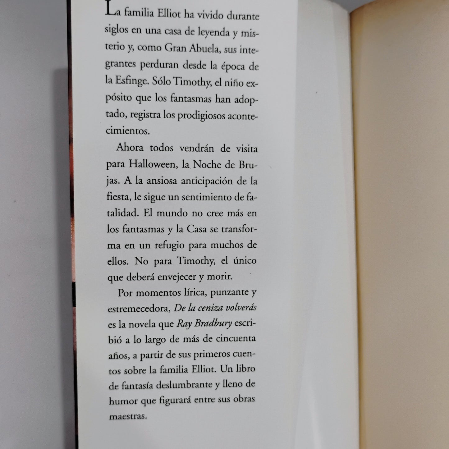 De la ceniza volverás - Ray Bradbury