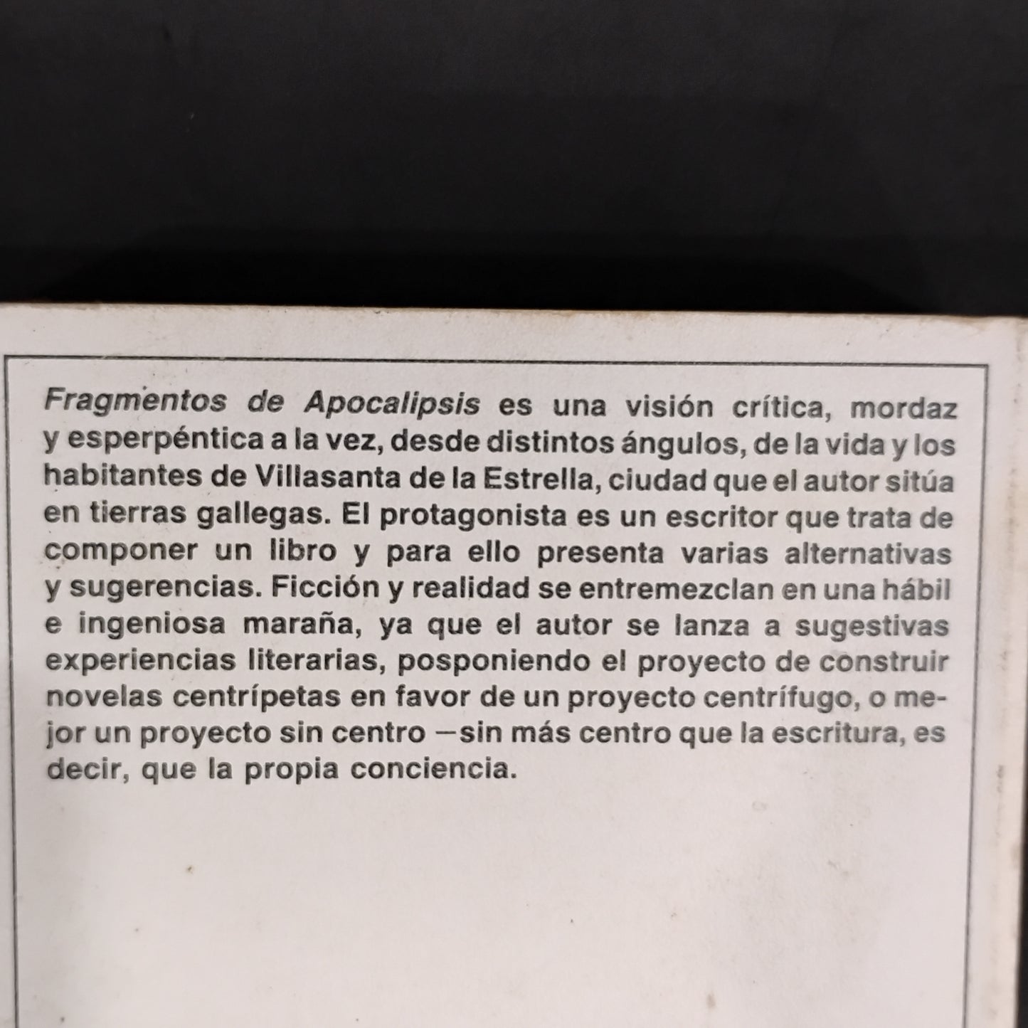 Fragmentos de apocalipsisis - Gonzalo Torrente Ballester