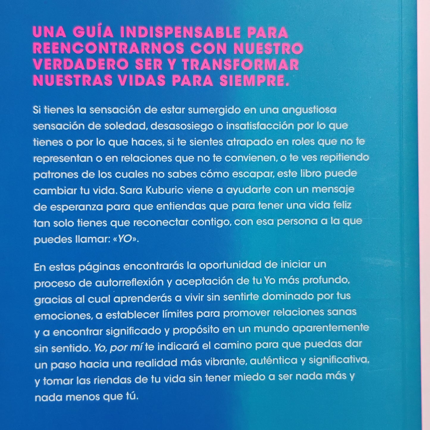 Yo, por mí - Dra. Sara Kuburic