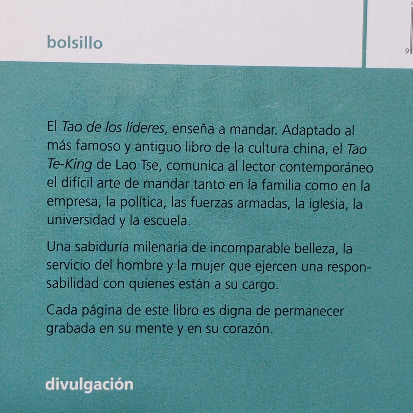 El Tao de los líderes - John Heider