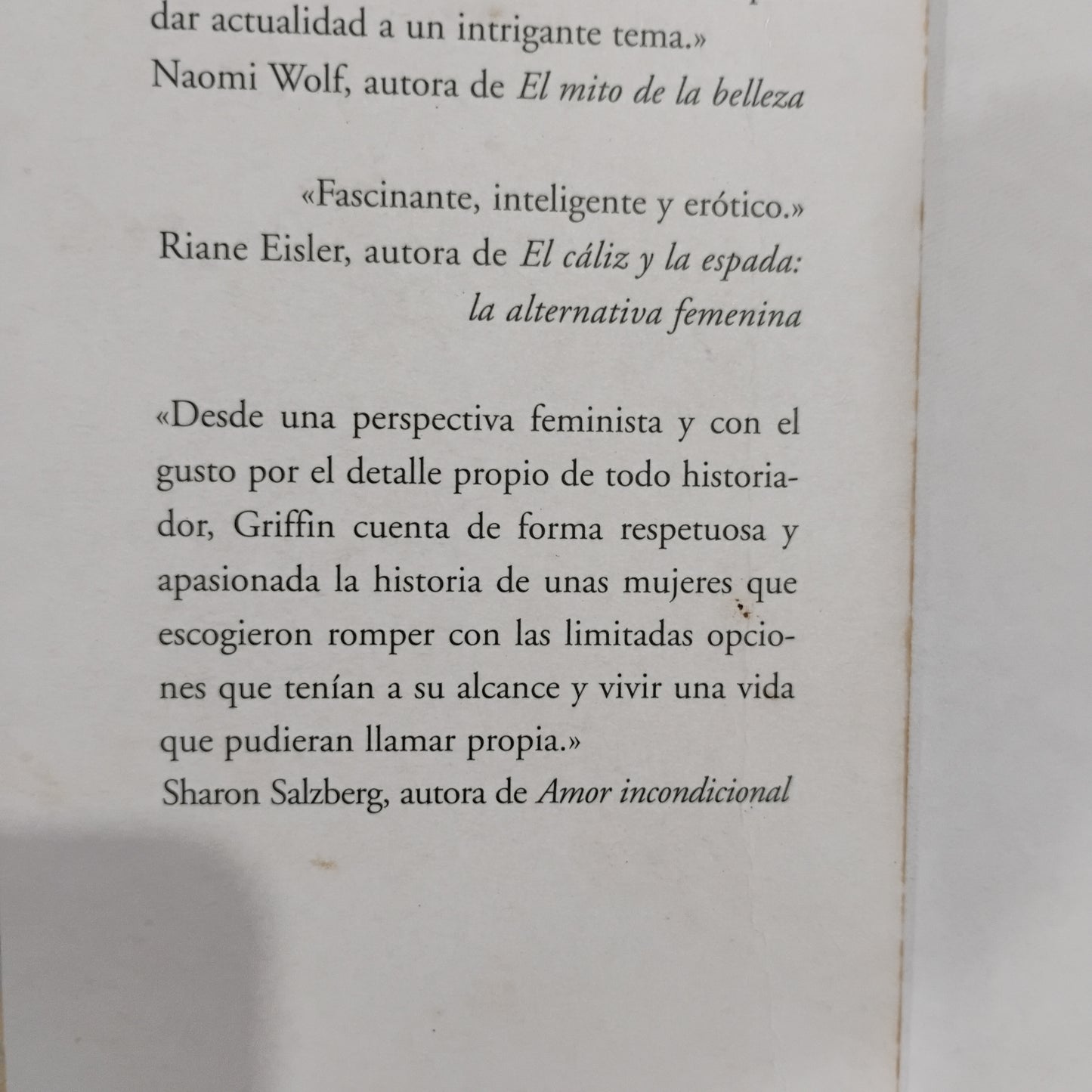 Las Cortesanas. Un catálogo de sus virtudes - Susan Griffin