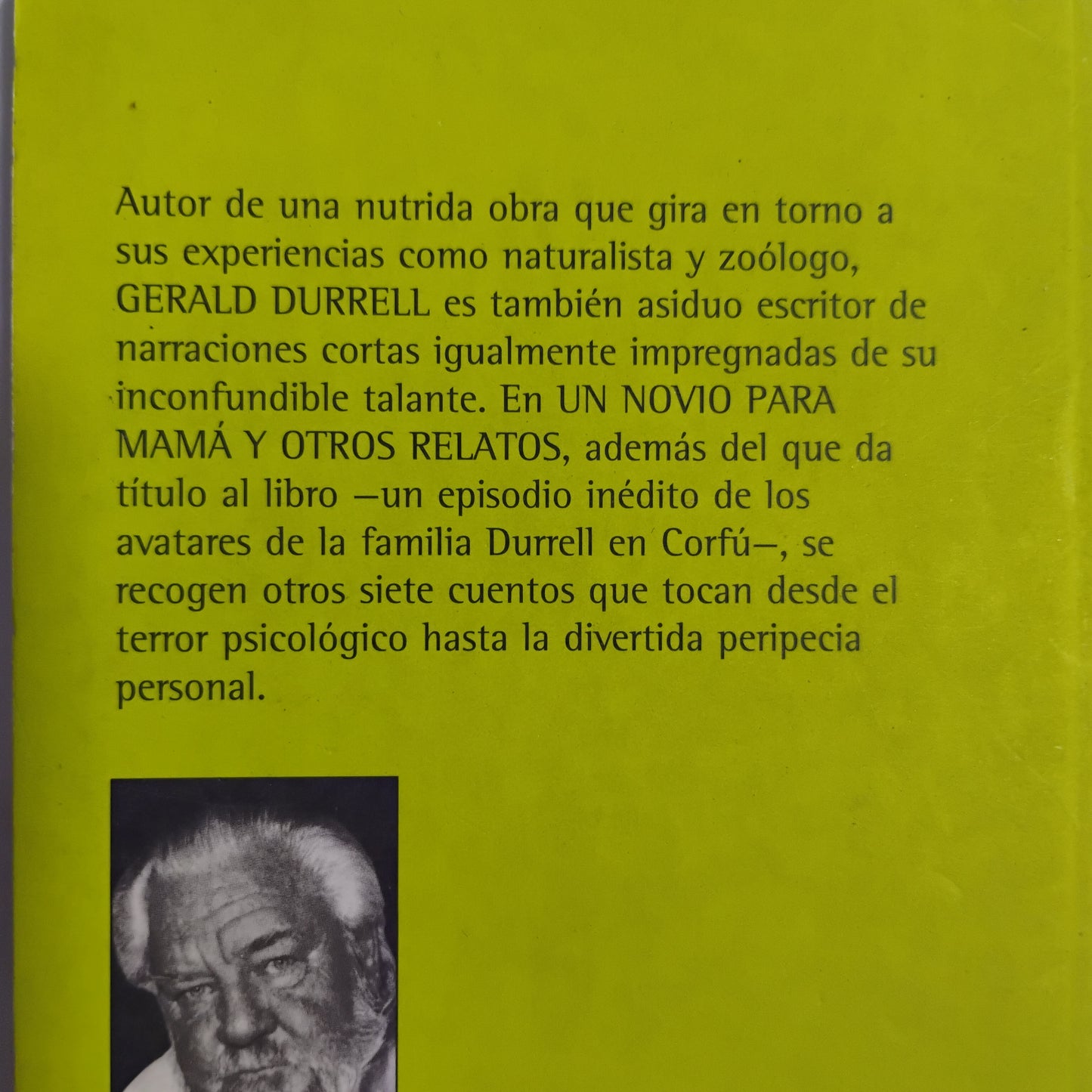 Un novio para mamá y otros relatos - Gerald Durrell