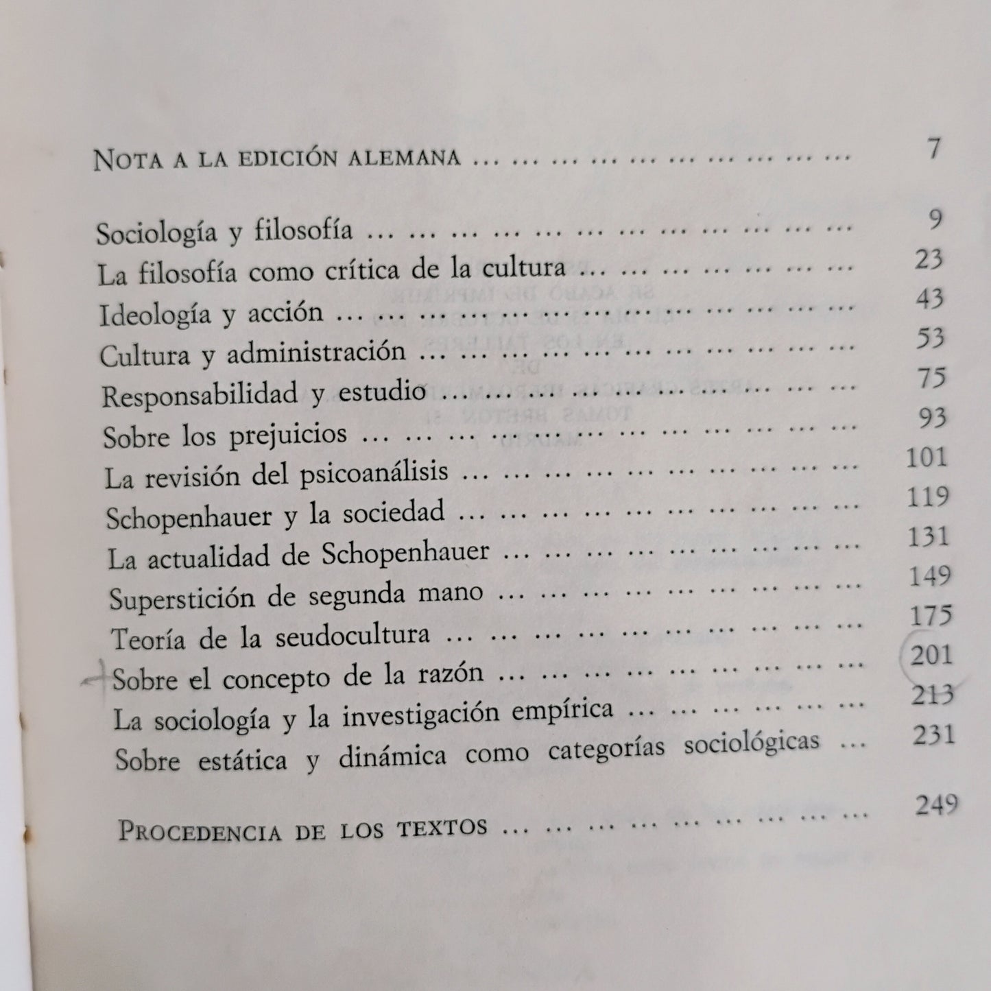Sociologica - Theodore Adorno, Max Horkheimer