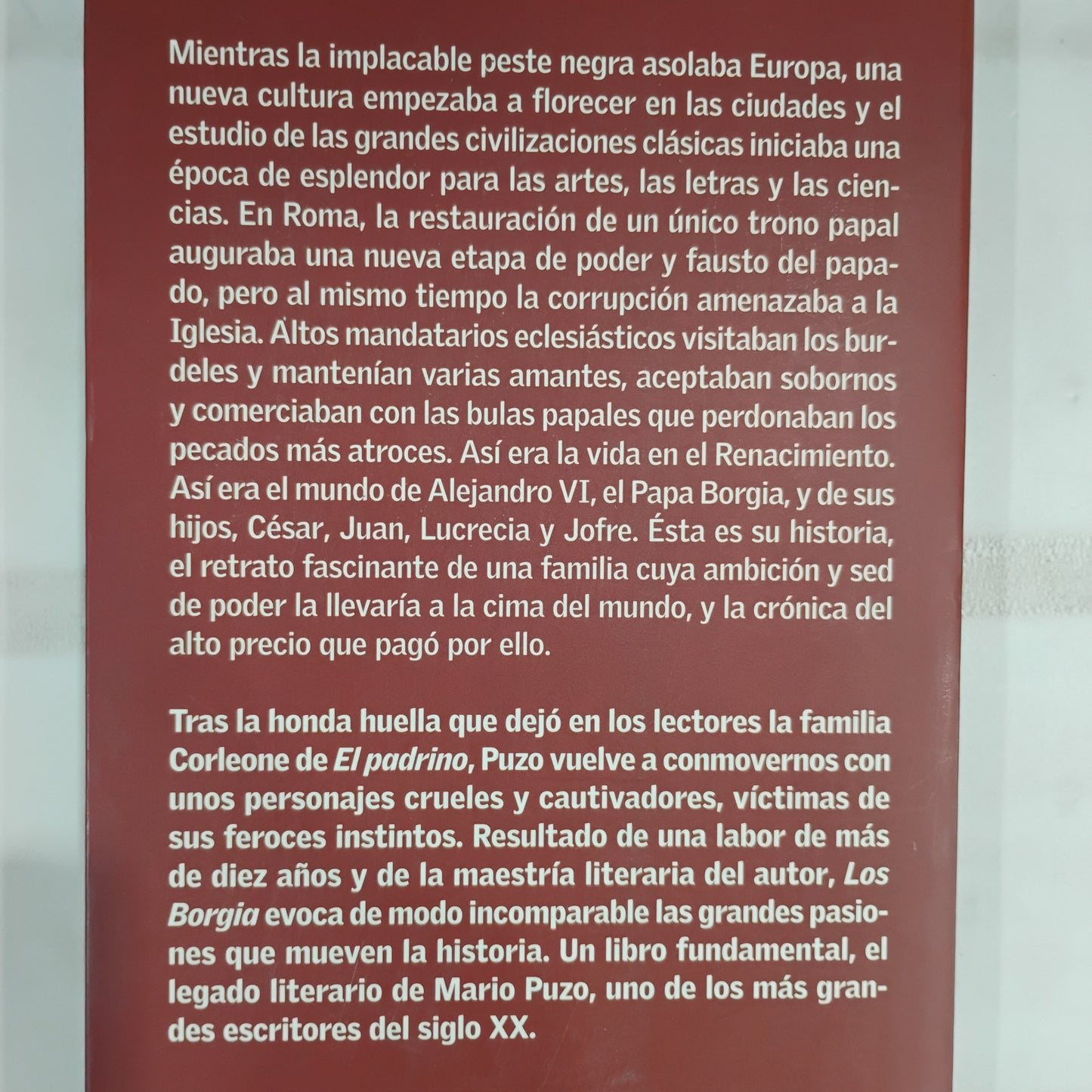 Los Borgia. La primera gran familia del crimen - Mario puzo