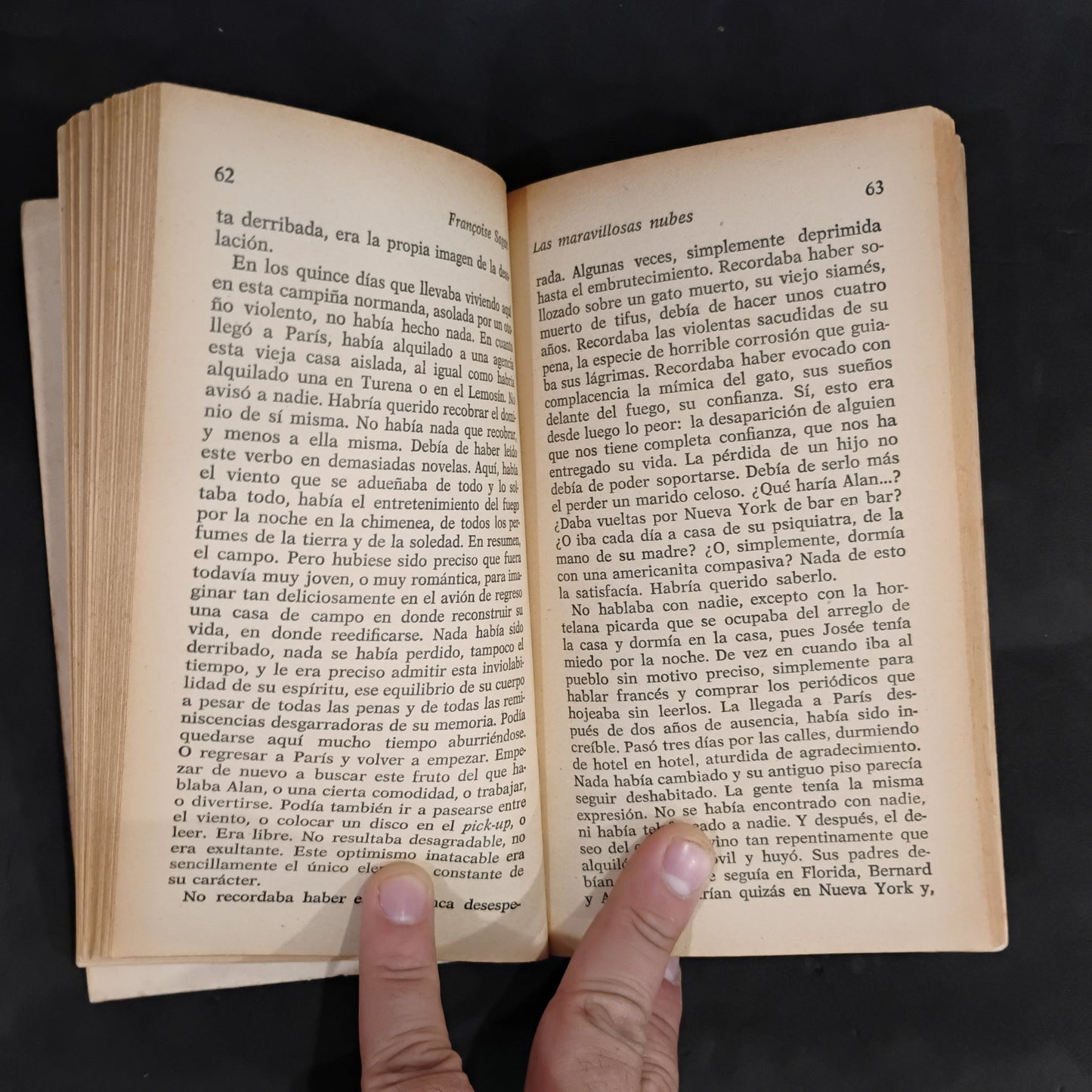 Las maravillosas nubes - François Sagan