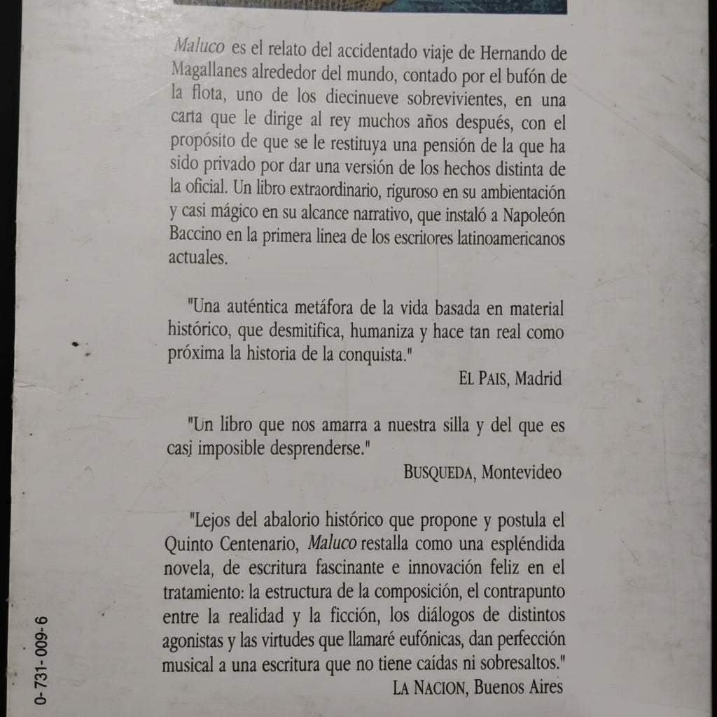 Maluco. La novela de los descubridores - Napoleón Baccino Poncet de León