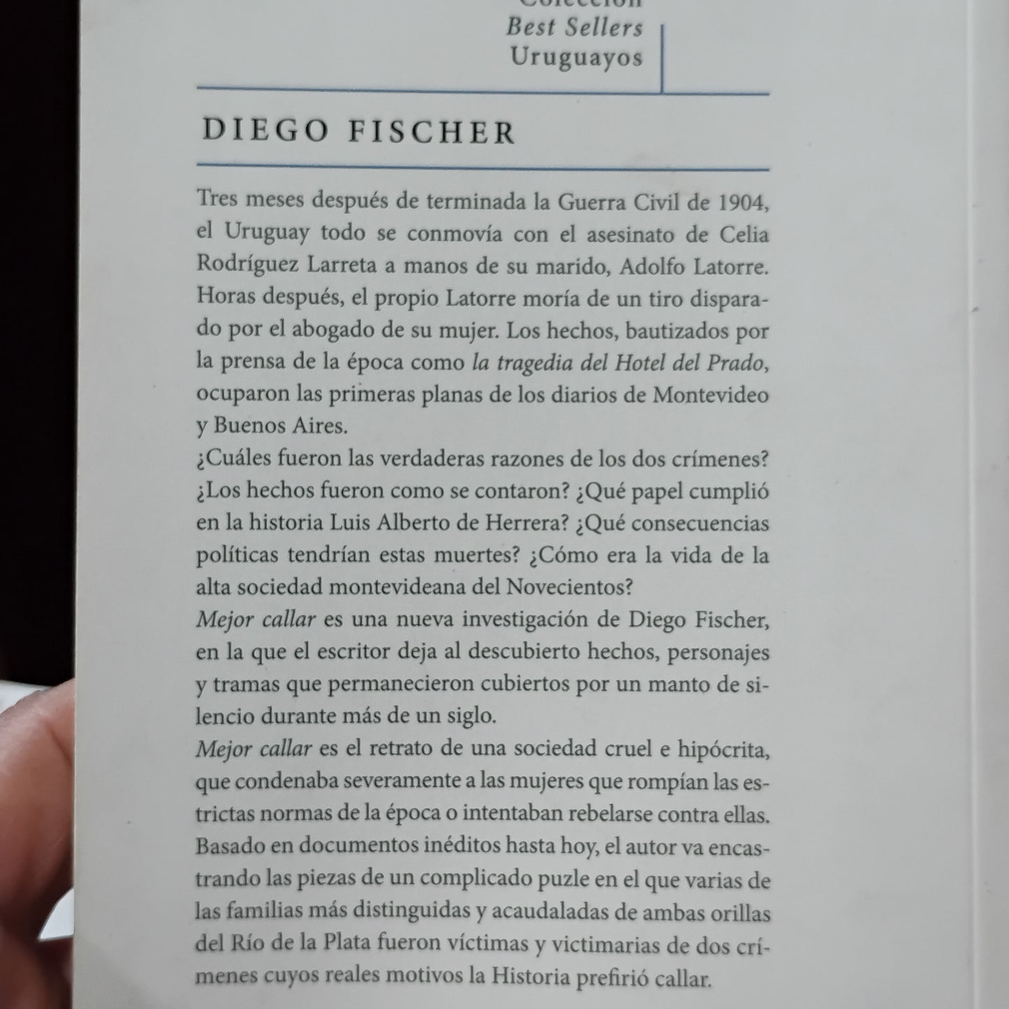 Mejor callar. Escándalo y silencio de los crímenes del Prado - Diego Fischer