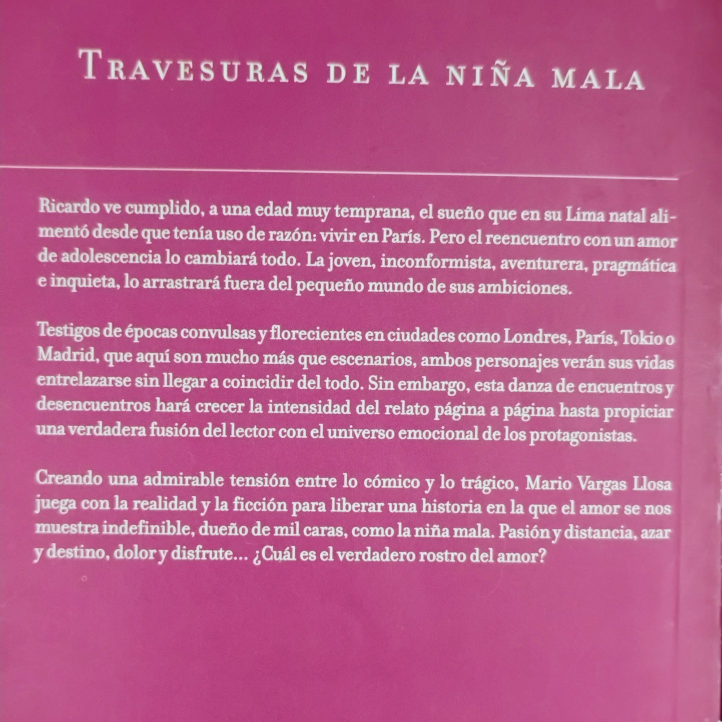 Travesuras de una niña mala - Mario Vargas Llosa