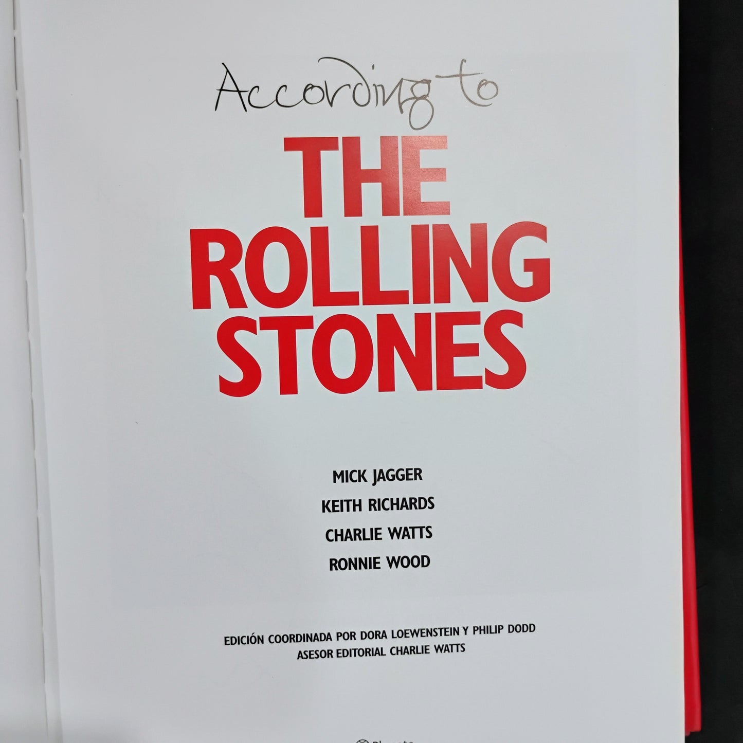 According to THE ROLLING STONES