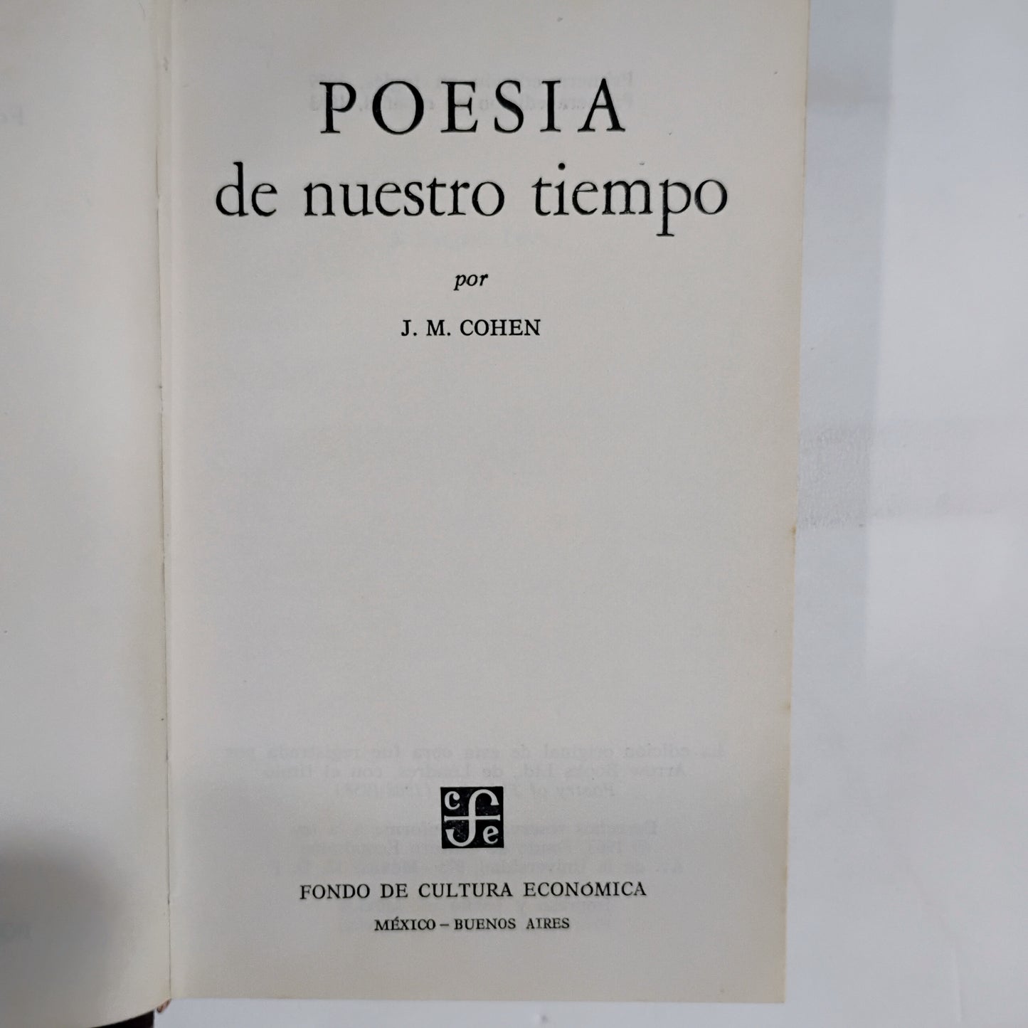 Poesía - Cohen